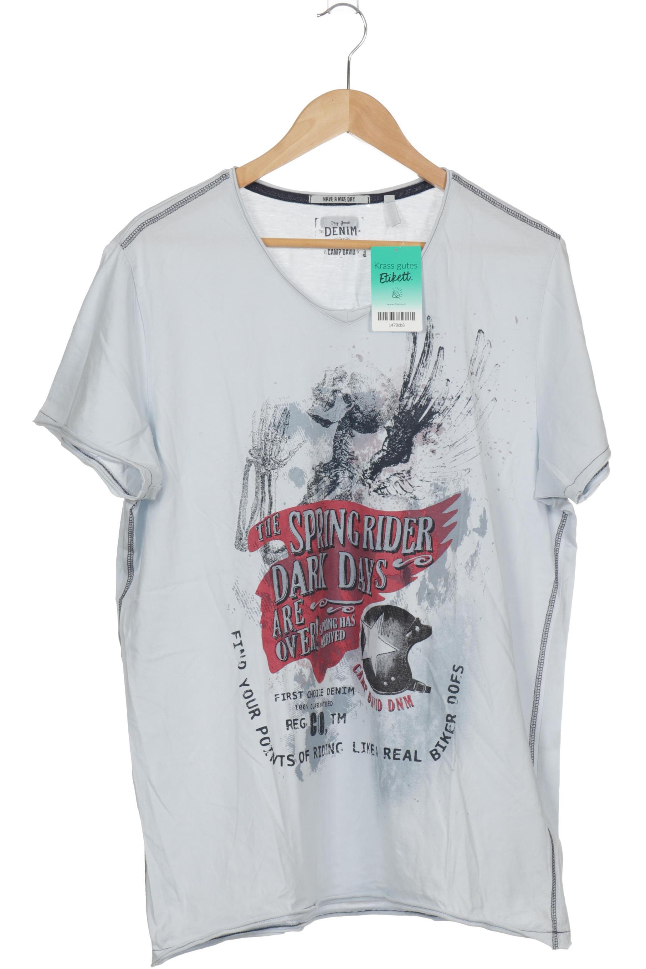 

Camp David Herren T-Shirt, blau, Gr.