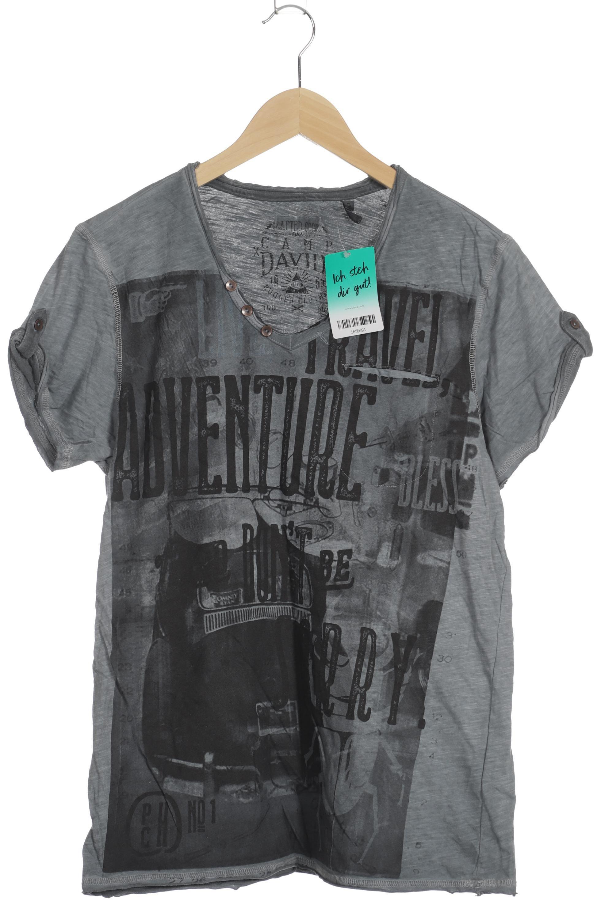 

Camp David Herren T-Shirt, grau, Gr.