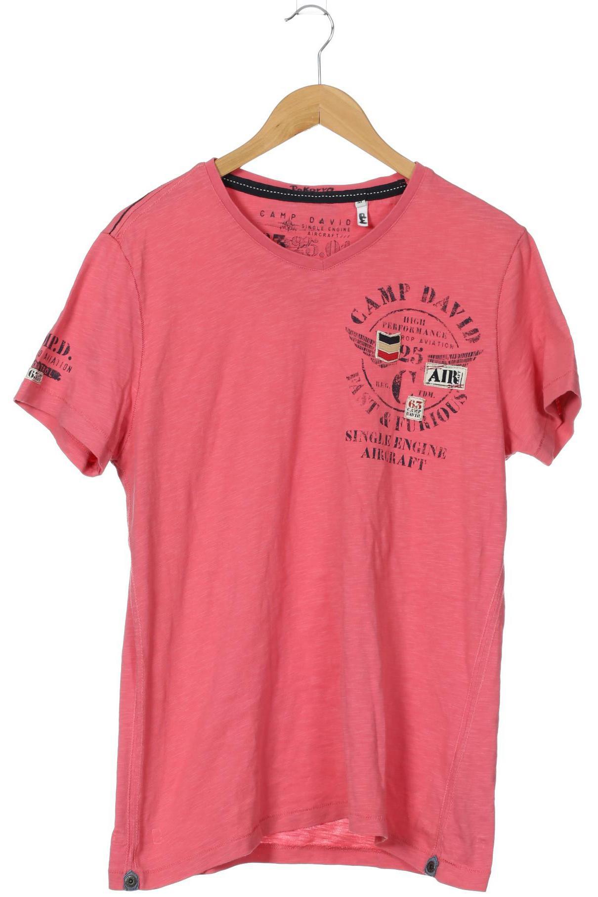 

Camp David Herren T-Shirt, pink, Gr.