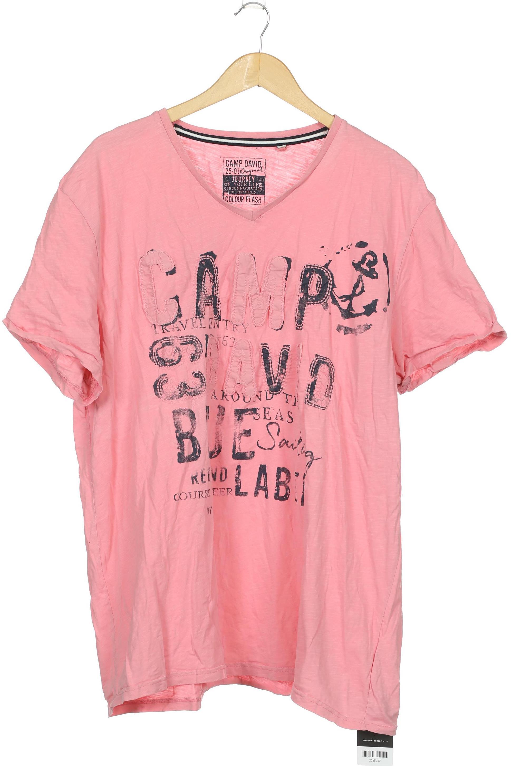 

Camp David Herren T-Shirt, pink, Gr.