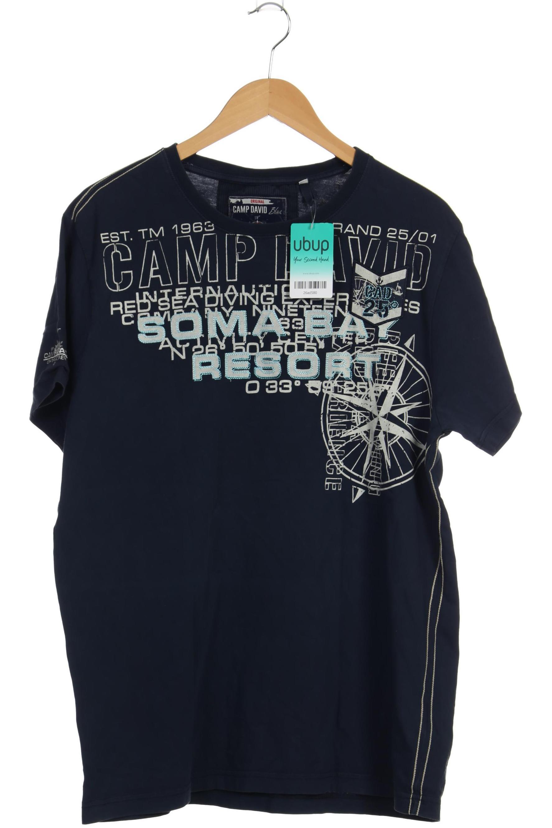 

Camp David Herren T-Shirt, blau, Gr.