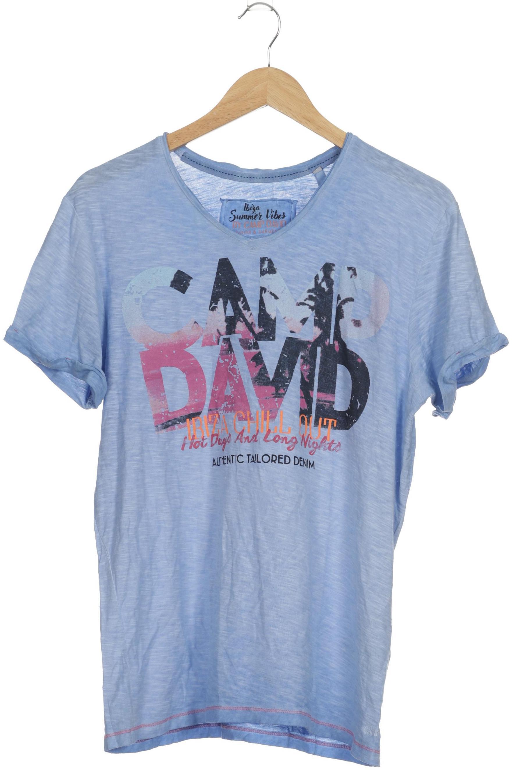 

Camp David Herren T-Shirt, blau, Gr.