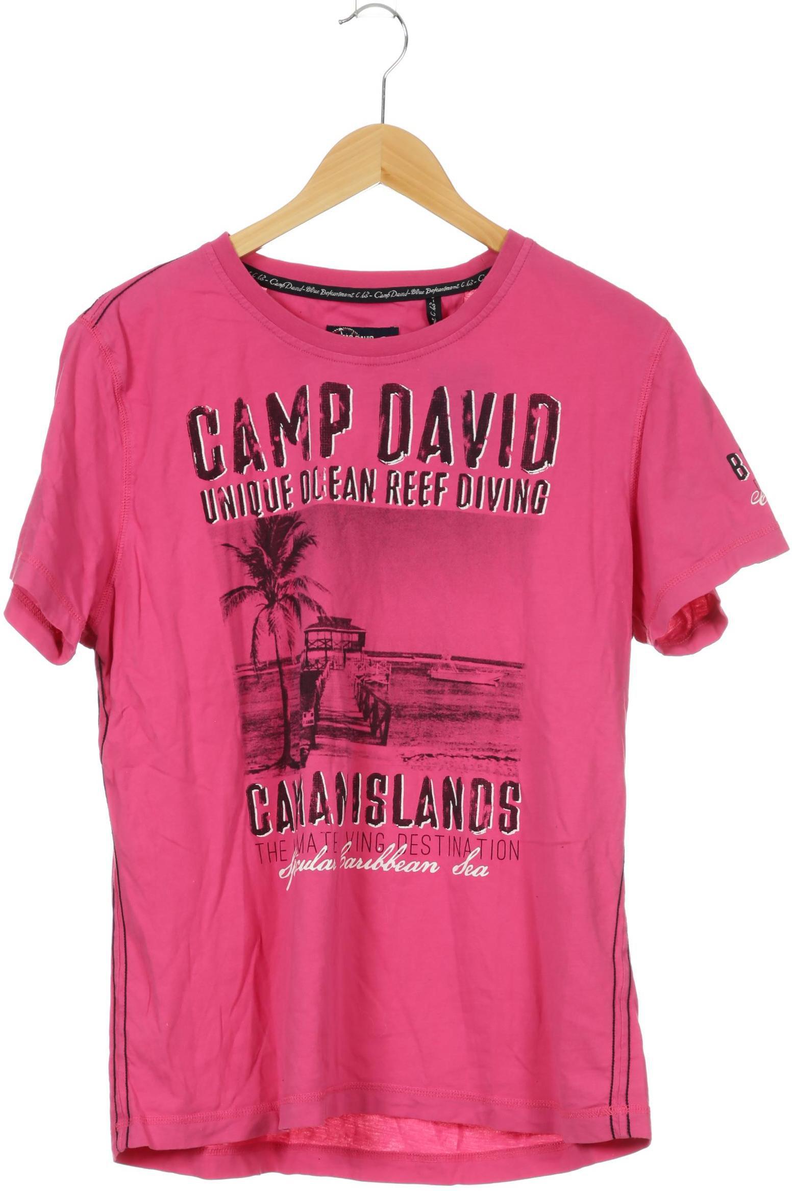 

Camp David Herren T-Shirt, pink, Gr.