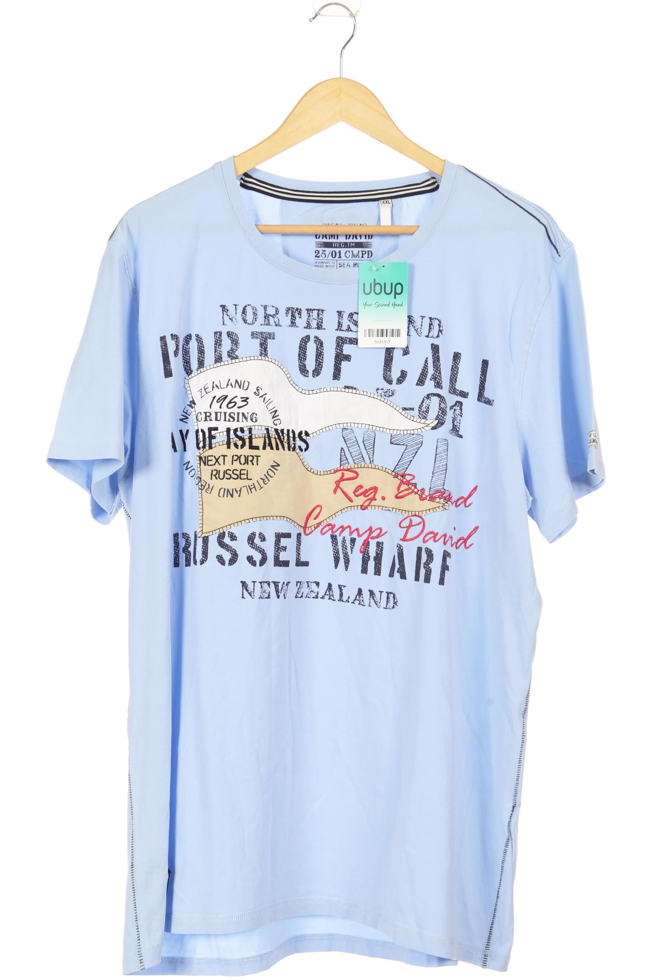 Thumbnail - Camp David Herren T-Shirt, blau, Gr.