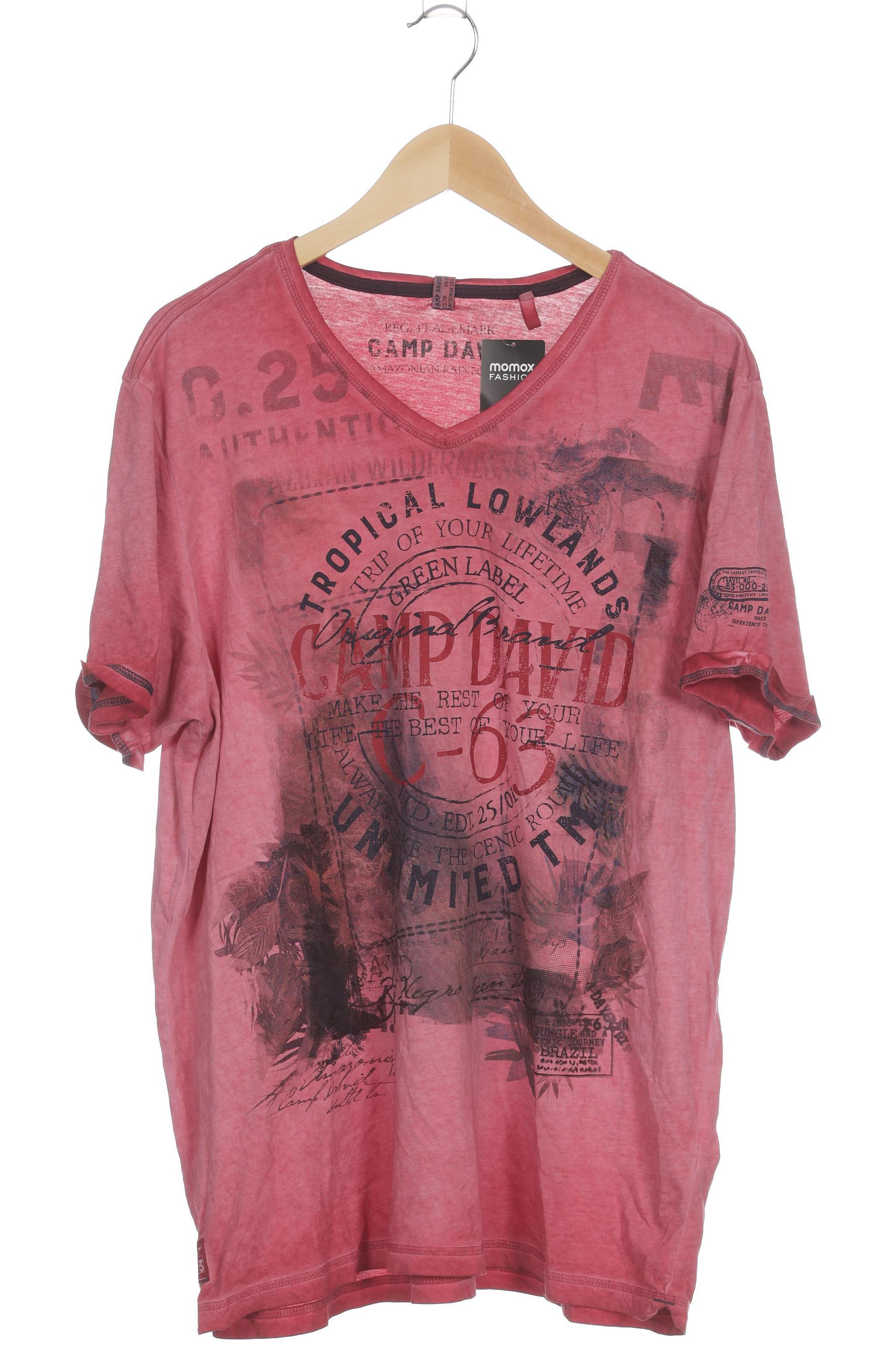 Thumbnail - Camp David Herren T-Shirt, rot, Gr.