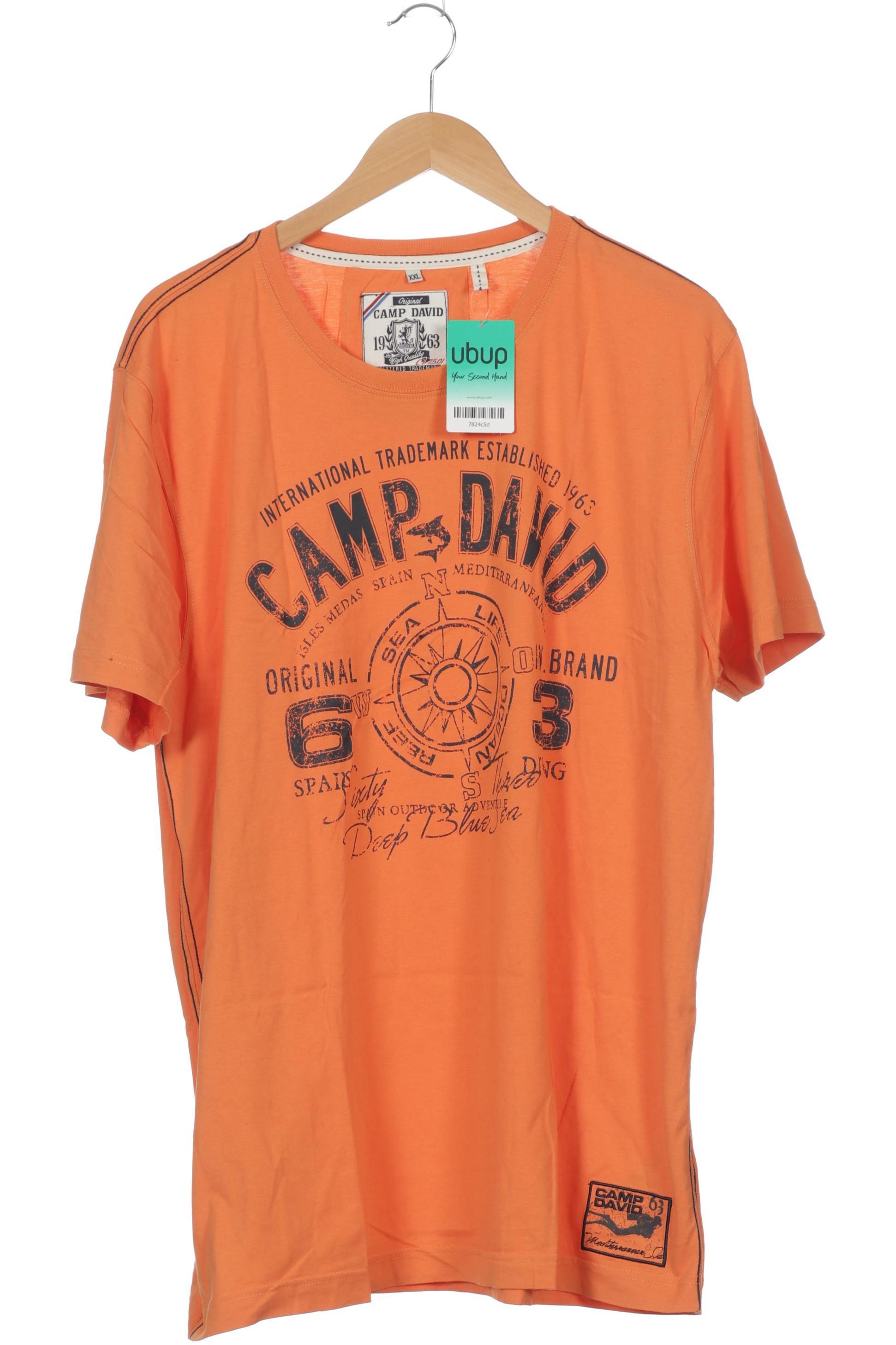 

Camp David Herren T-Shirt, orange, Gr.