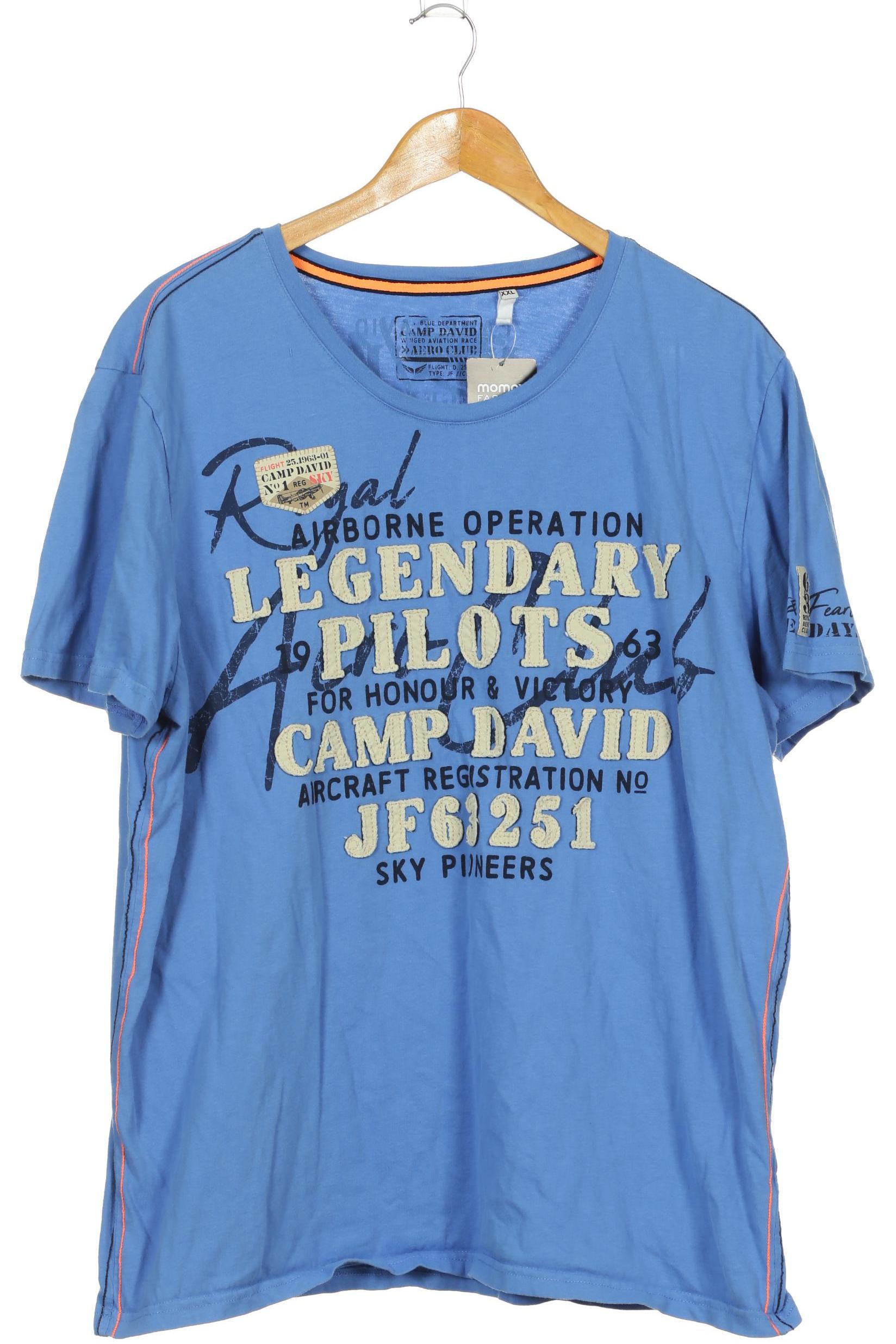 

Camp David Herren T-Shirt, blau, Gr.