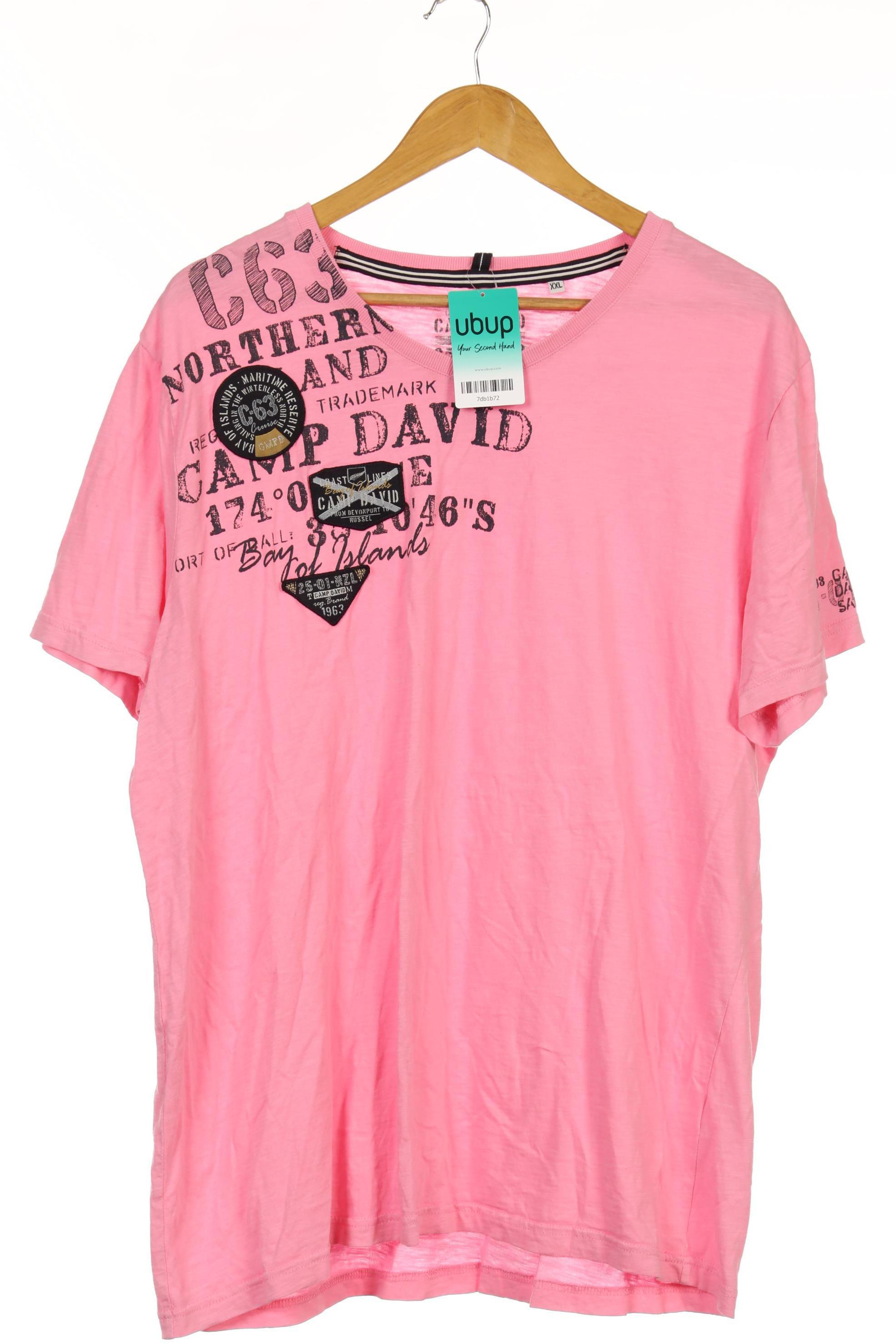 

Camp David Herren T-Shirt, pink, Gr.