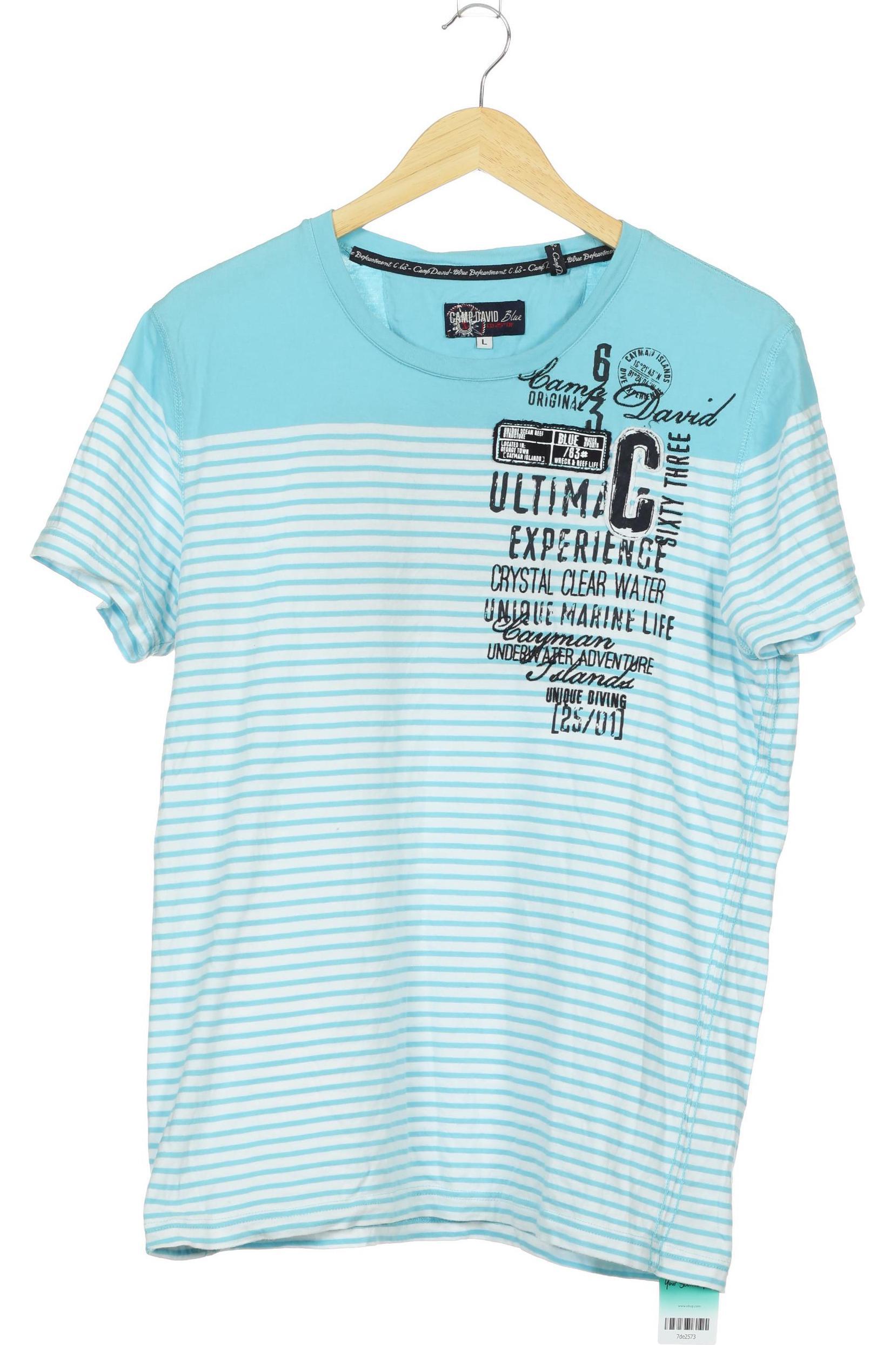 

Camp David Herren T-Shirt, blau, Gr.