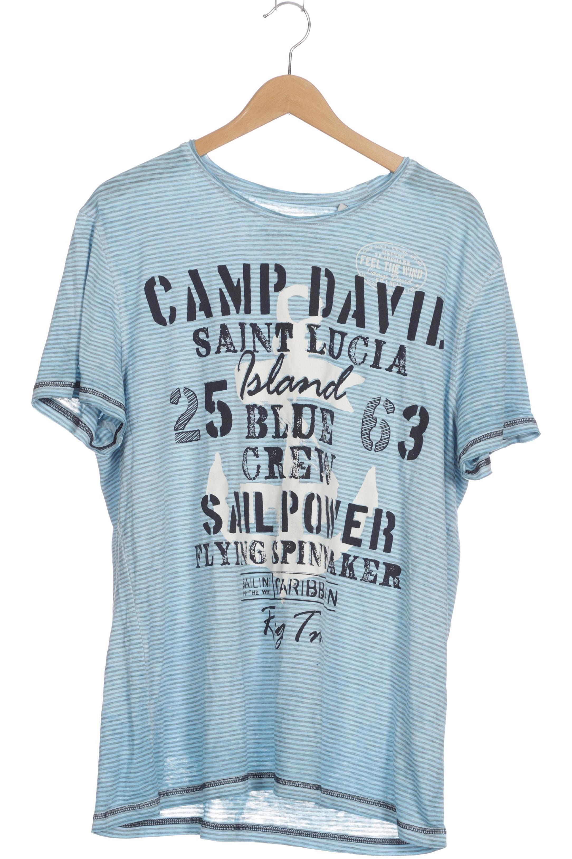 

Camp David Herren T-Shirt, blau, Gr.
