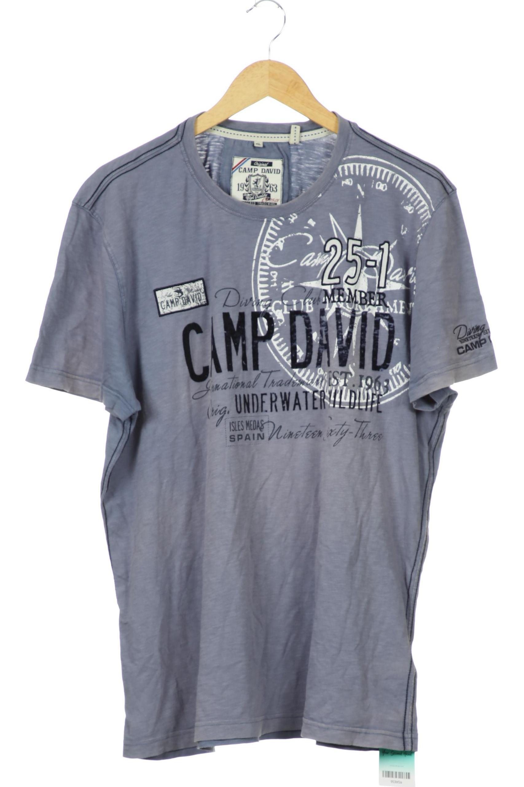 

Camp David Herren T-Shirt, blau, Gr.