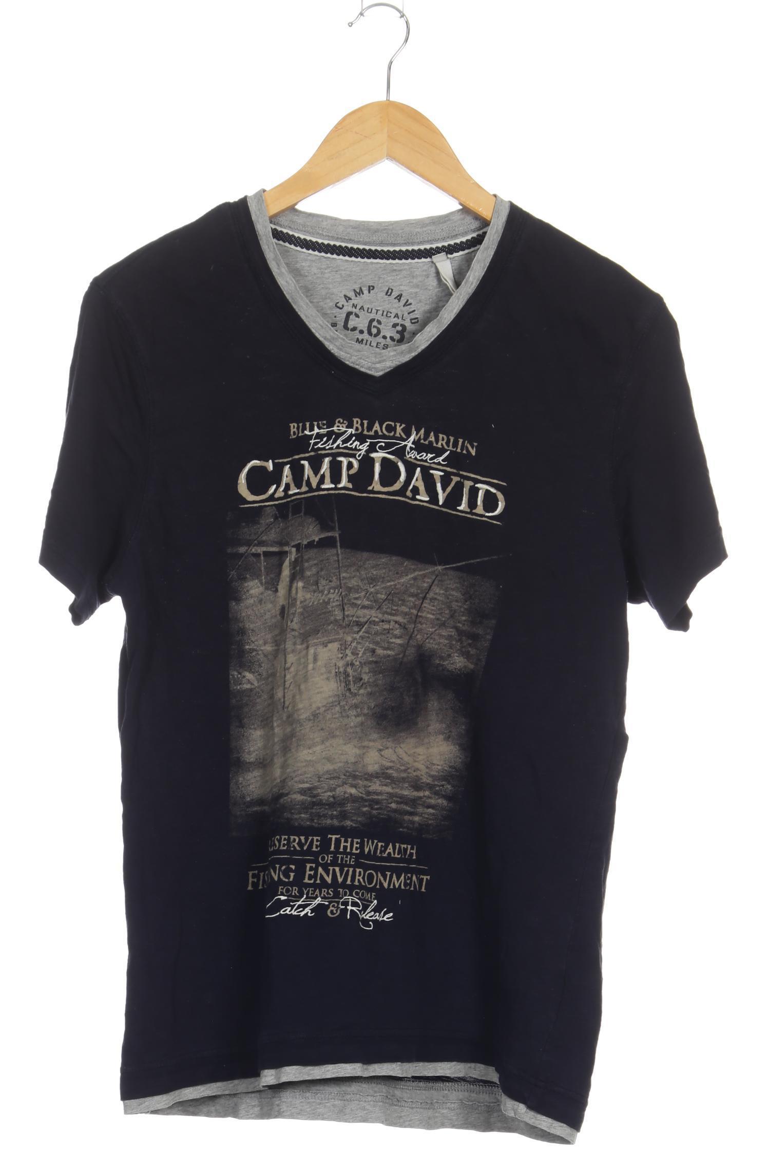 

Camp David Herren T-Shirt, blau, Gr.