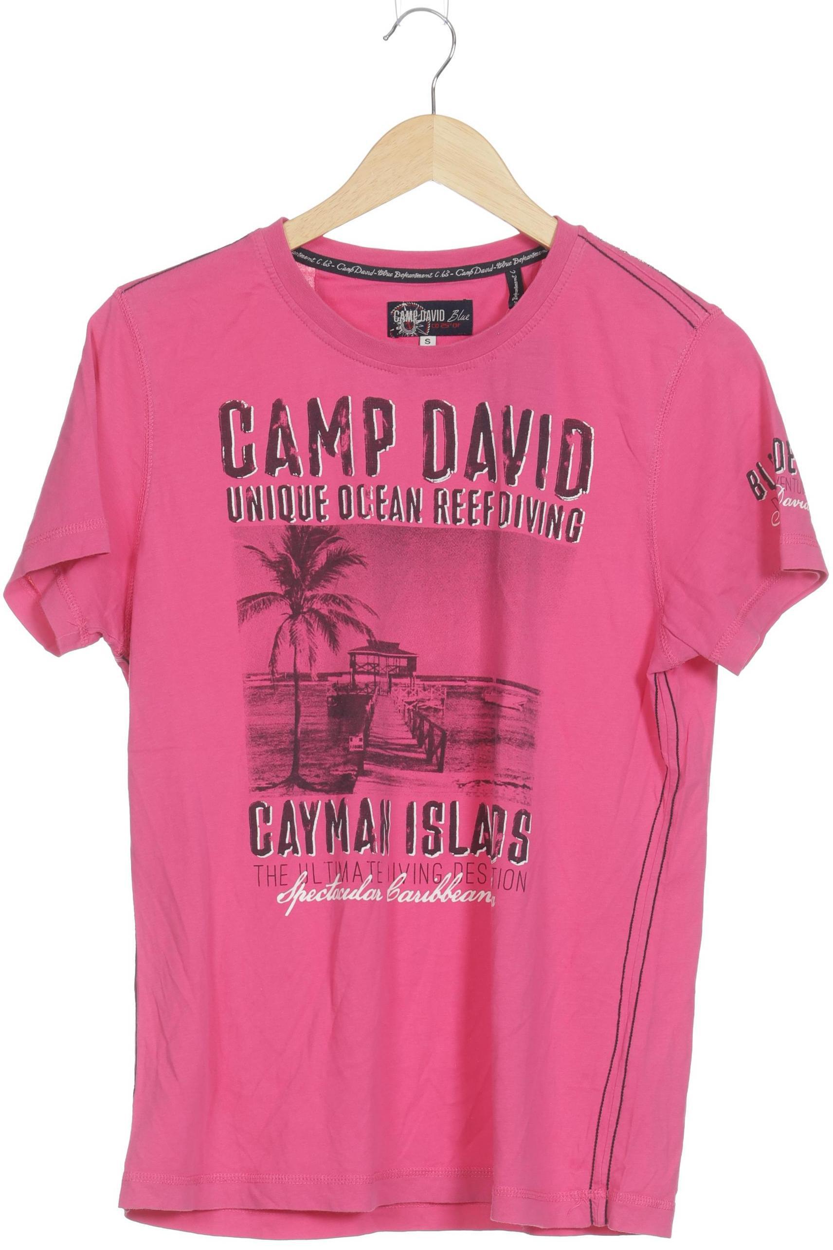 

Camp David Herren T-Shirt, pink, Gr.
