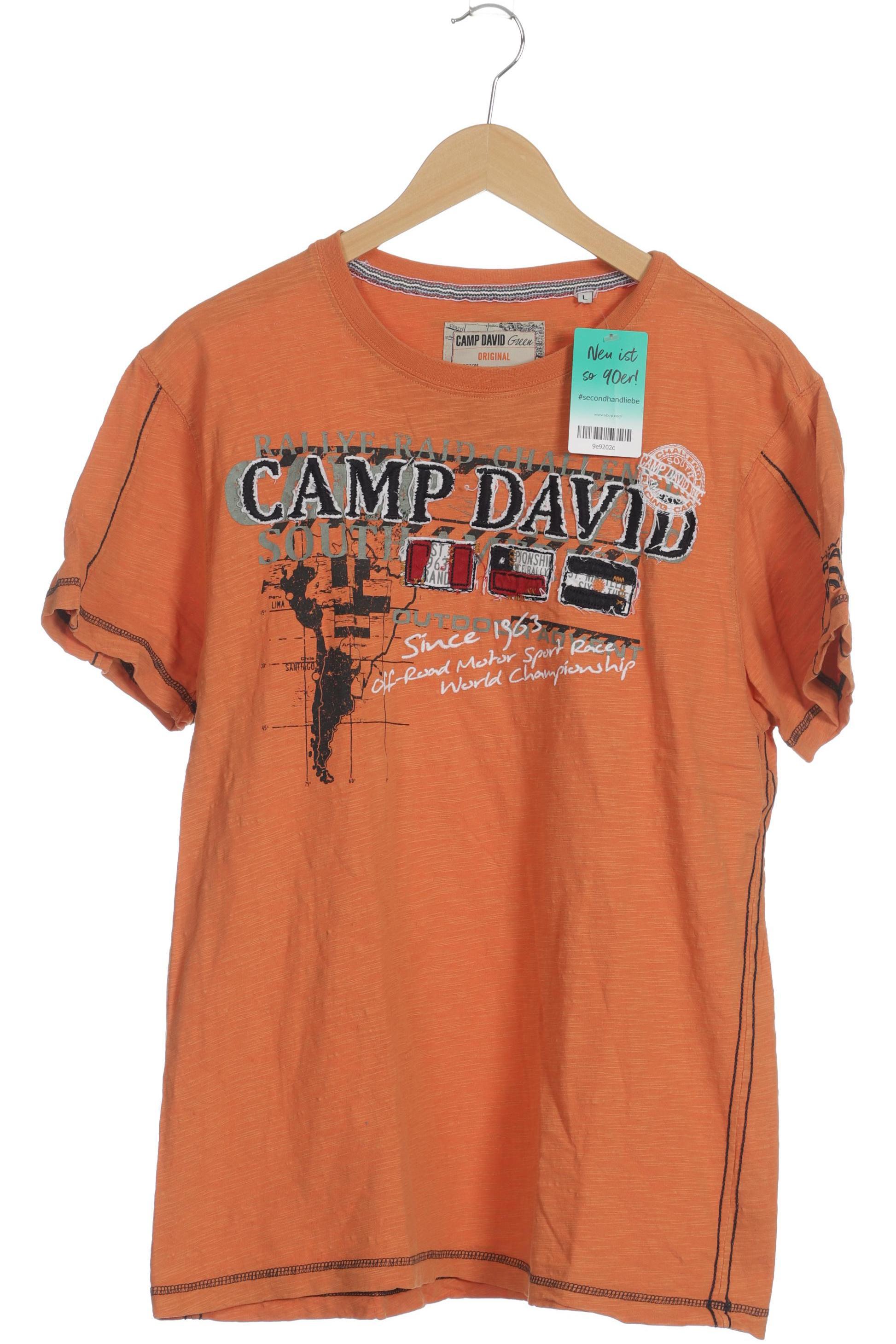 

Camp David Herren T-Shirt, orange, Gr.