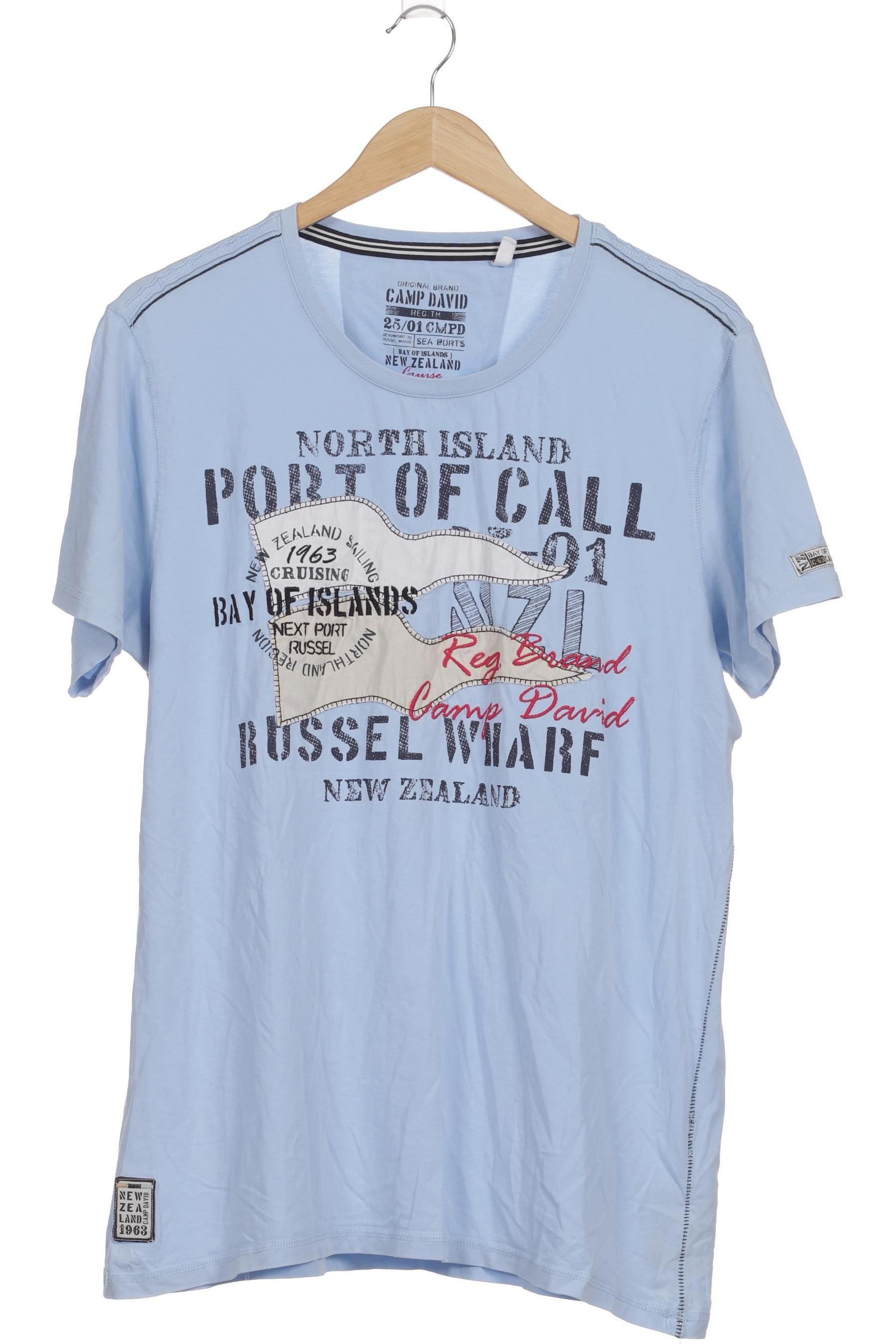 

Camp David Herren T-Shirt, blau, Gr.