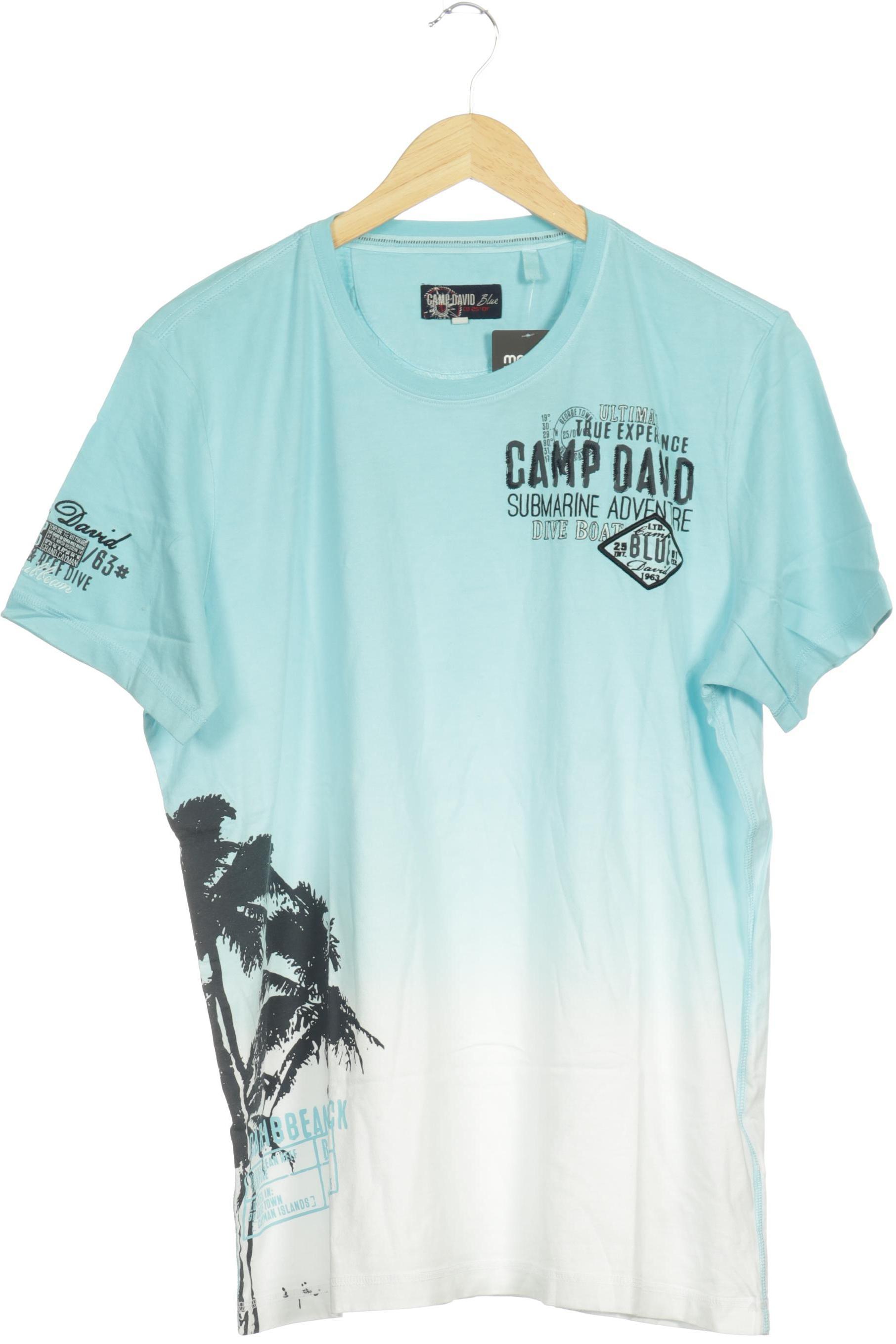 

Camp David Herren T-Shirt, blau, Gr.