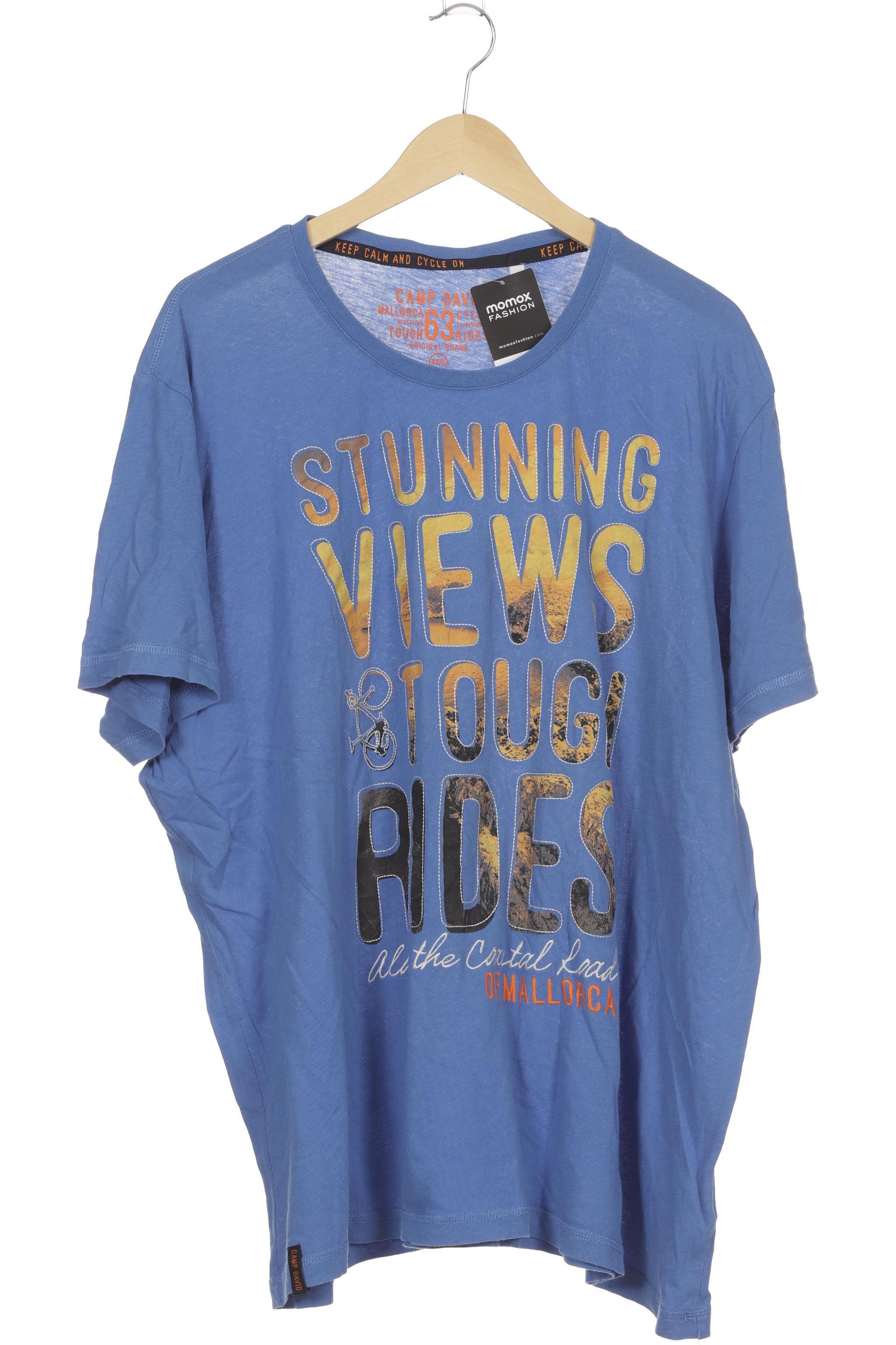 

Camp David Herren T-Shirt, blau, Gr.