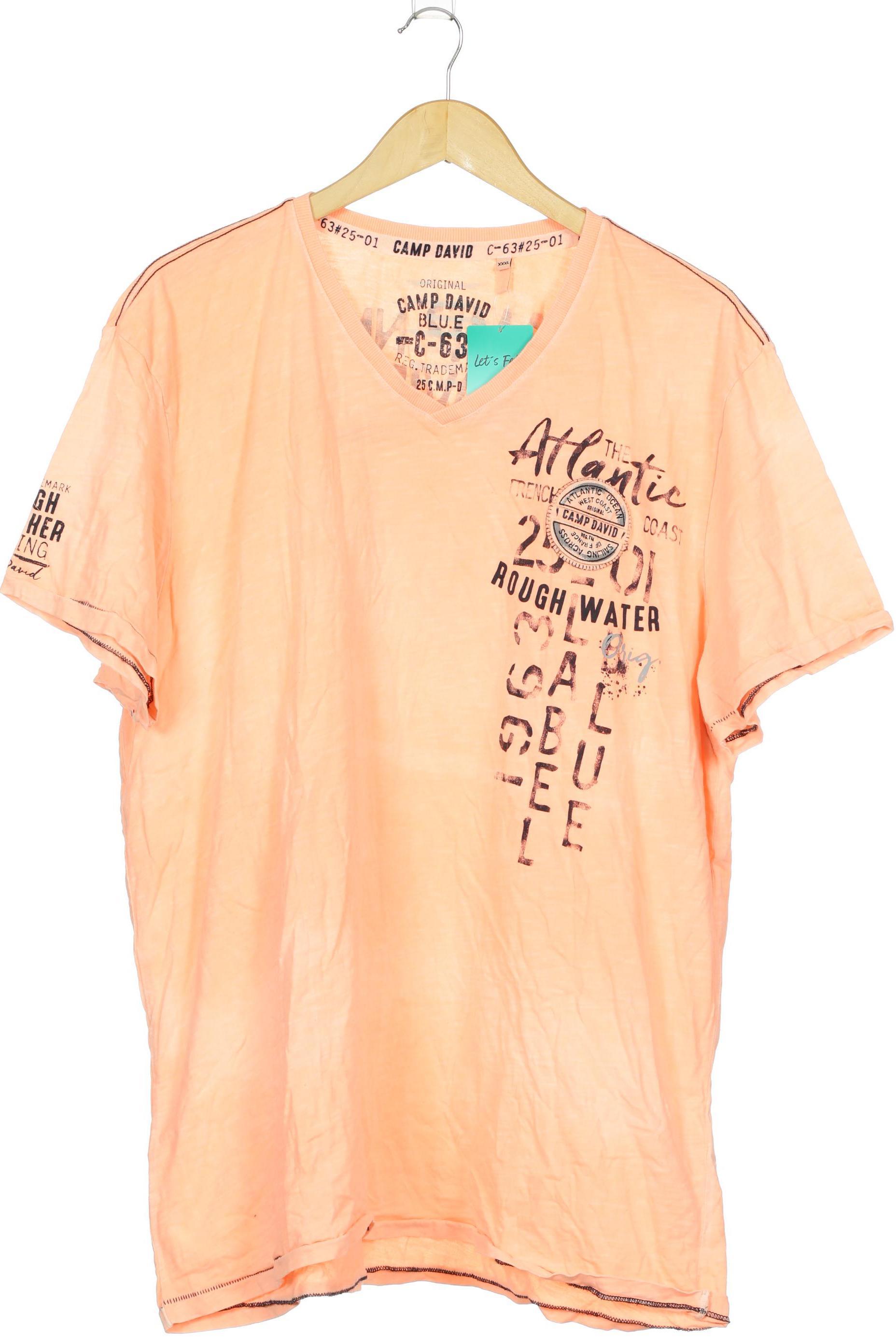 

Camp David Herren T-Shirt, orange, Gr.