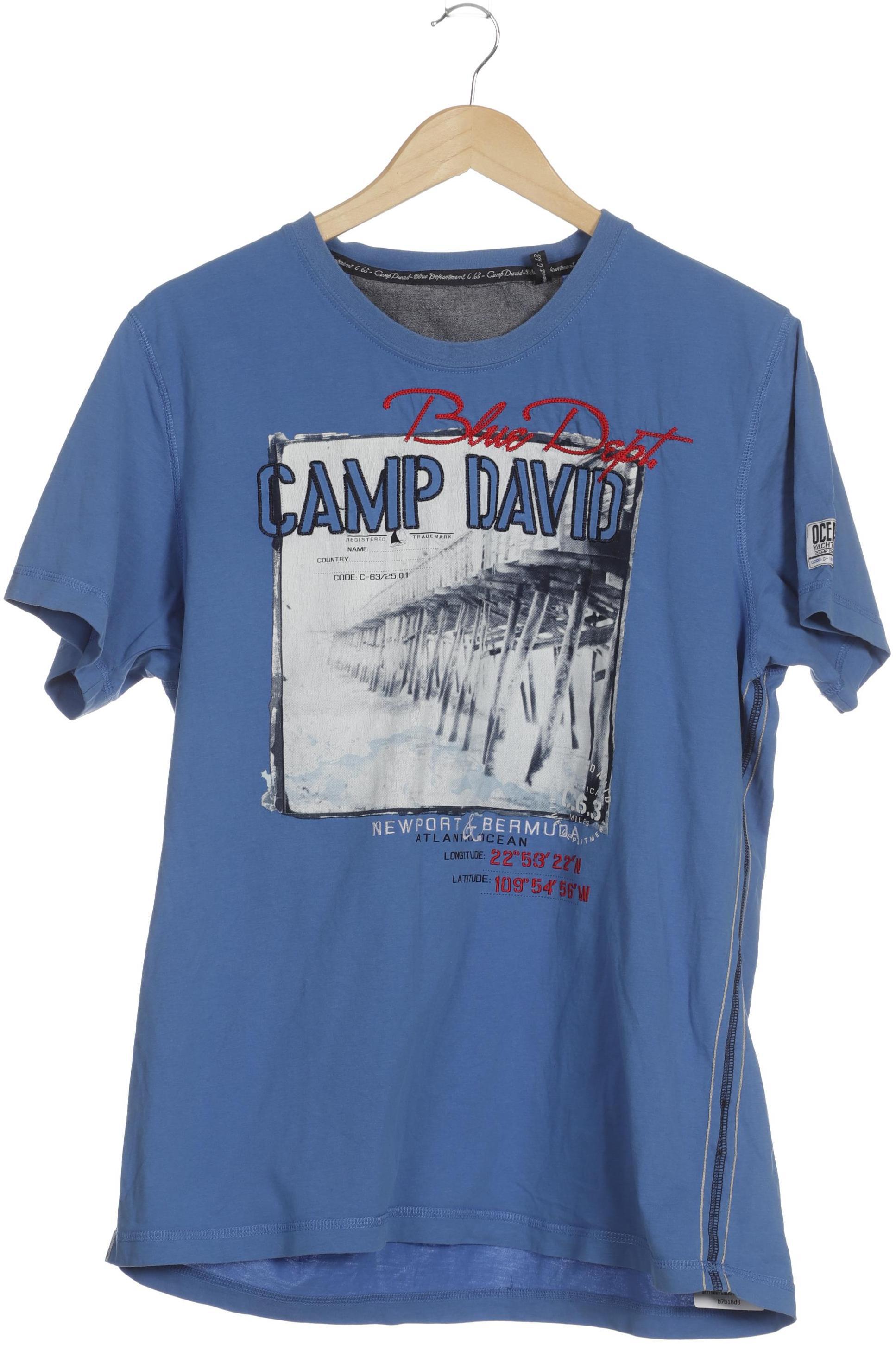 

Camp David Herren T-Shirt, blau, Gr.