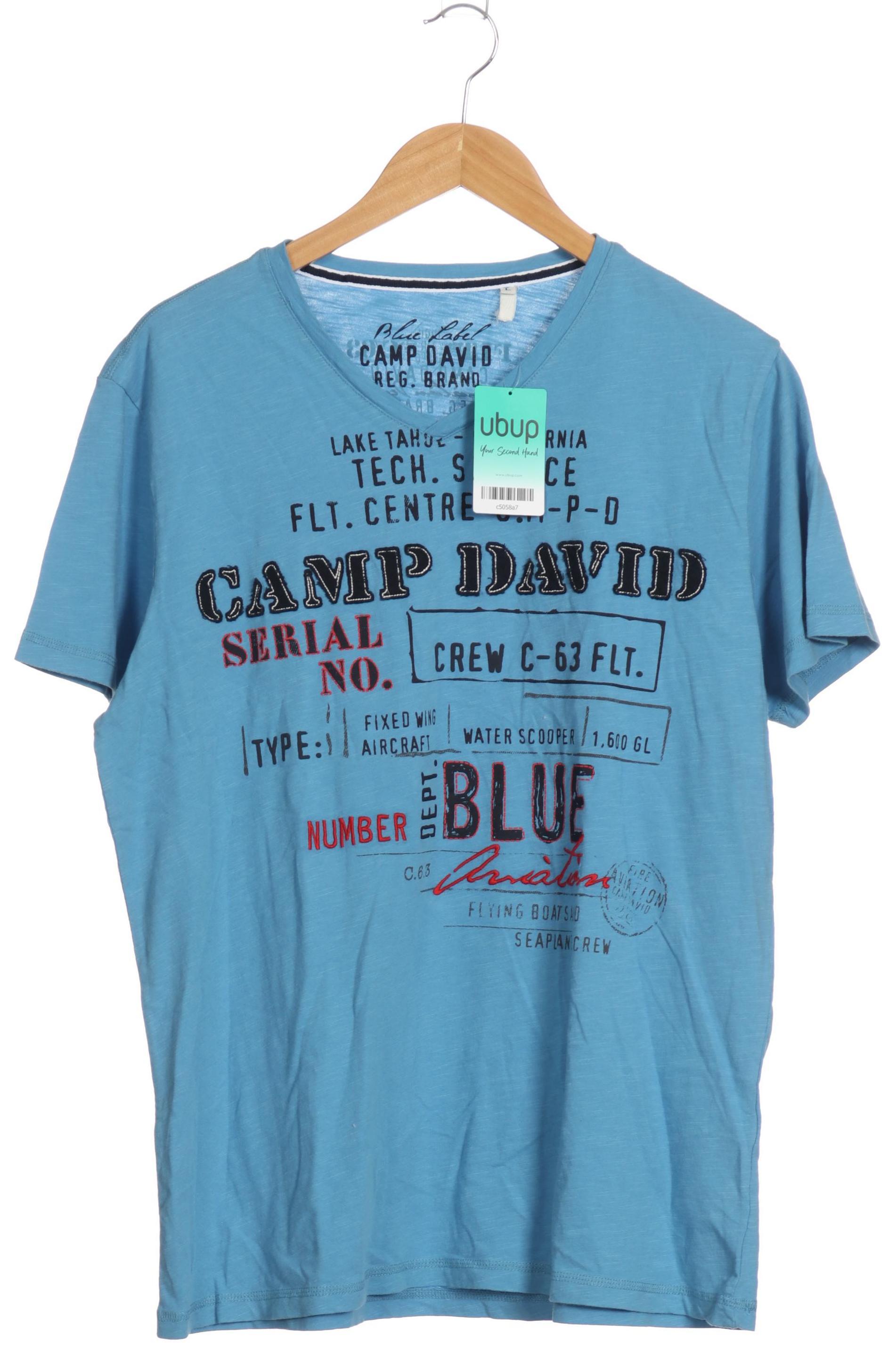 Thumbnail - Camp David Herren T-Shirt, blau, Gr.