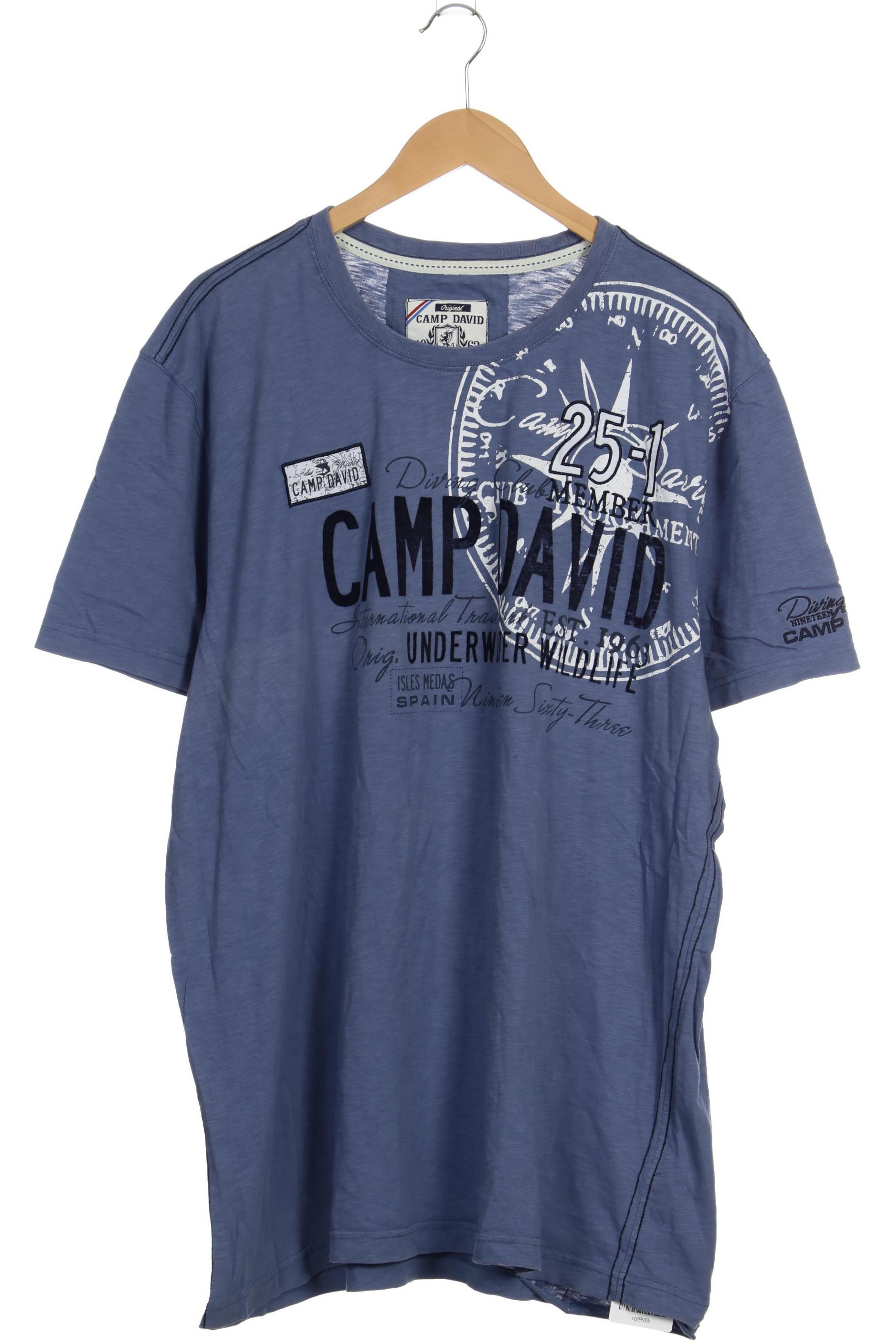 

Camp David Herren T-Shirt, blau, Gr.
