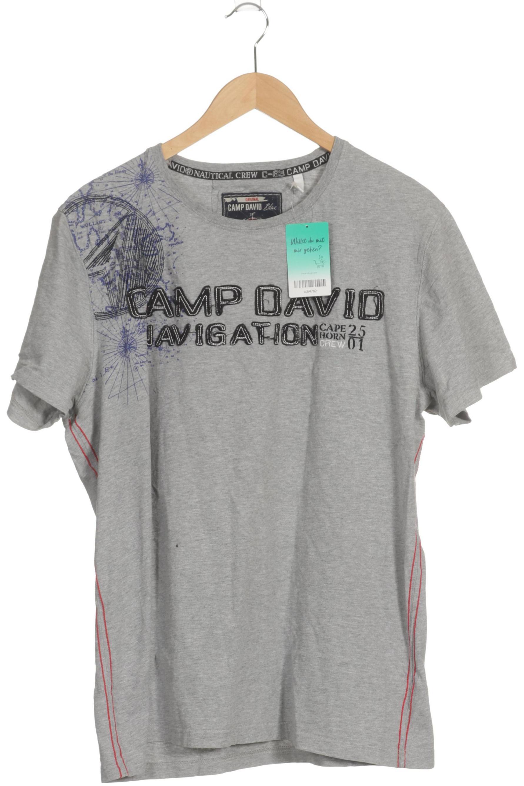 

Camp David Herren T-Shirt, grau, Gr.