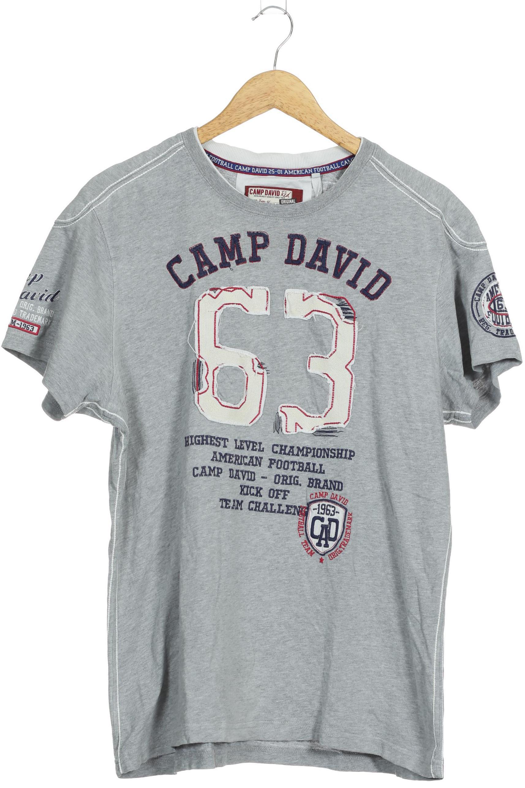 

Camp David Herren T-Shirt, grau, Gr.