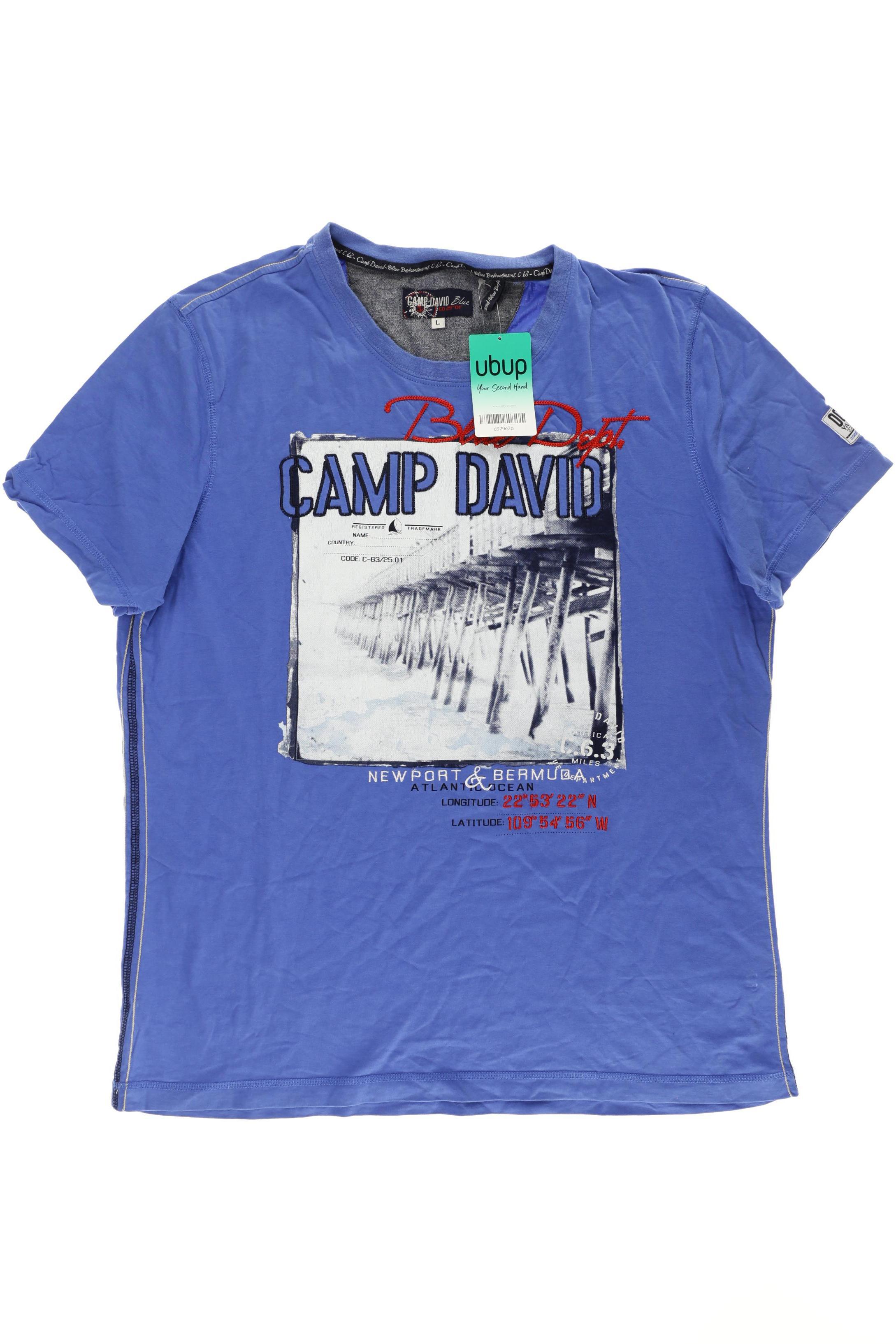 

Camp David Herren T-Shirt, blau, Gr.