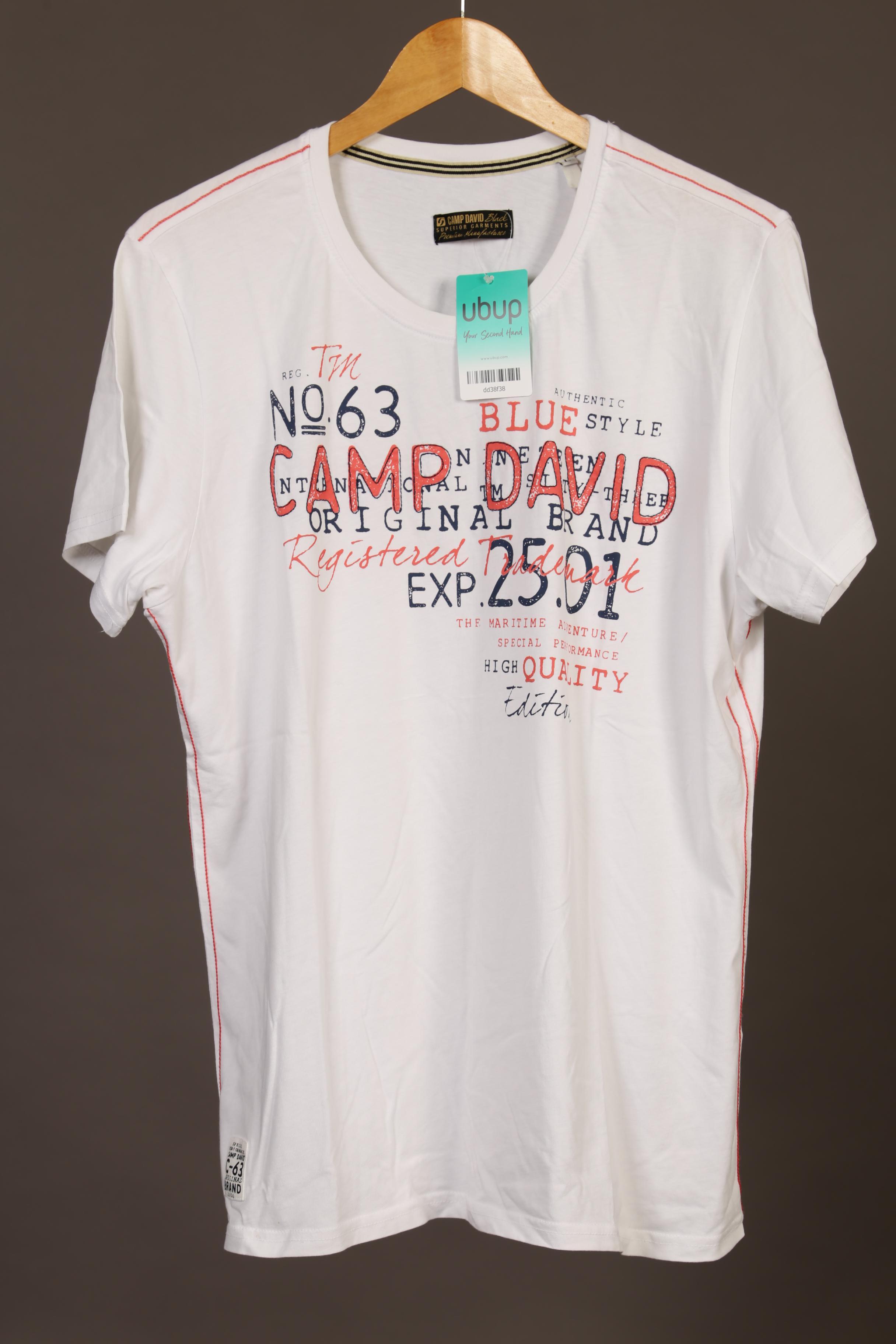 

Camp David Herren T-Shirt, weiß, Gr.