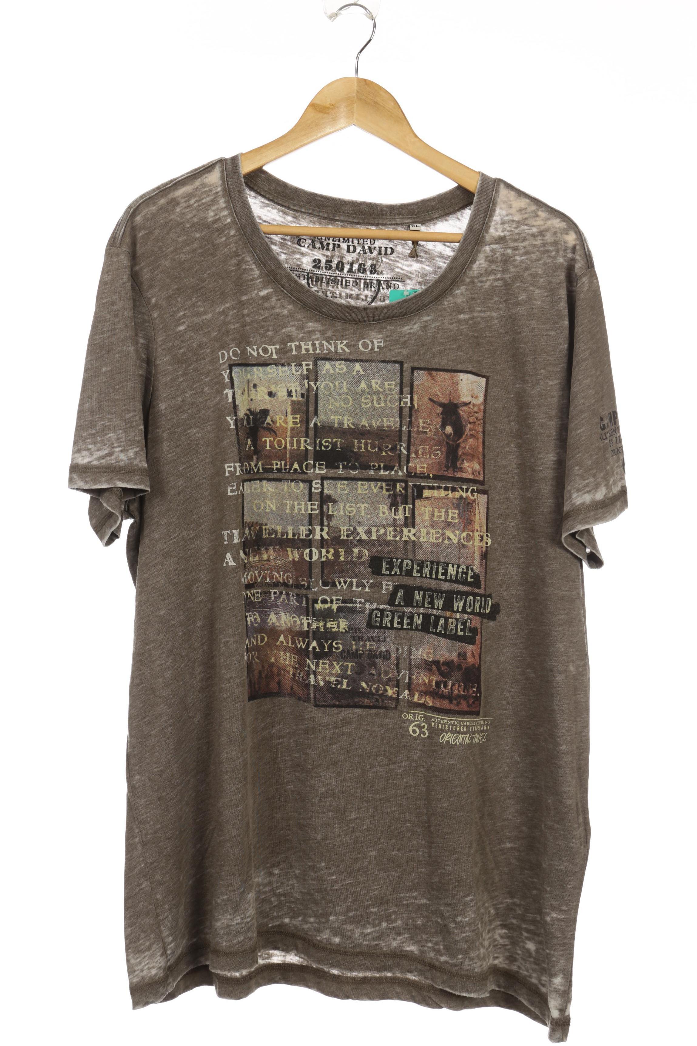 

Camp David Herren T-Shirt, grau, Gr.