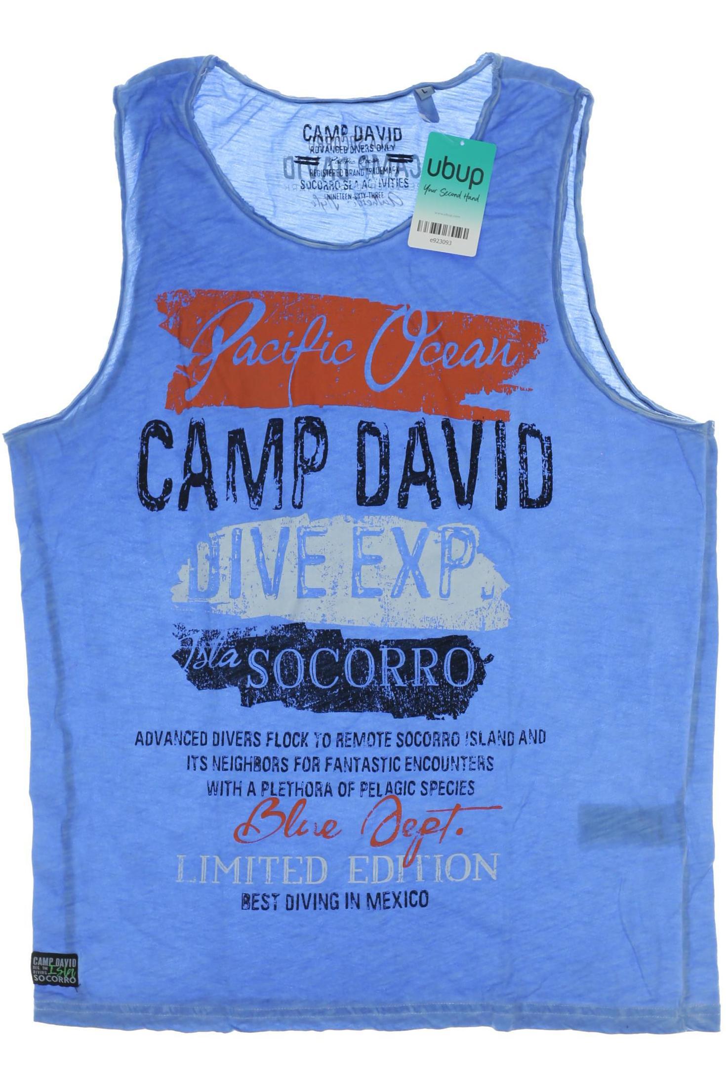 

Camp David Herren T-Shirt, blau, Gr.