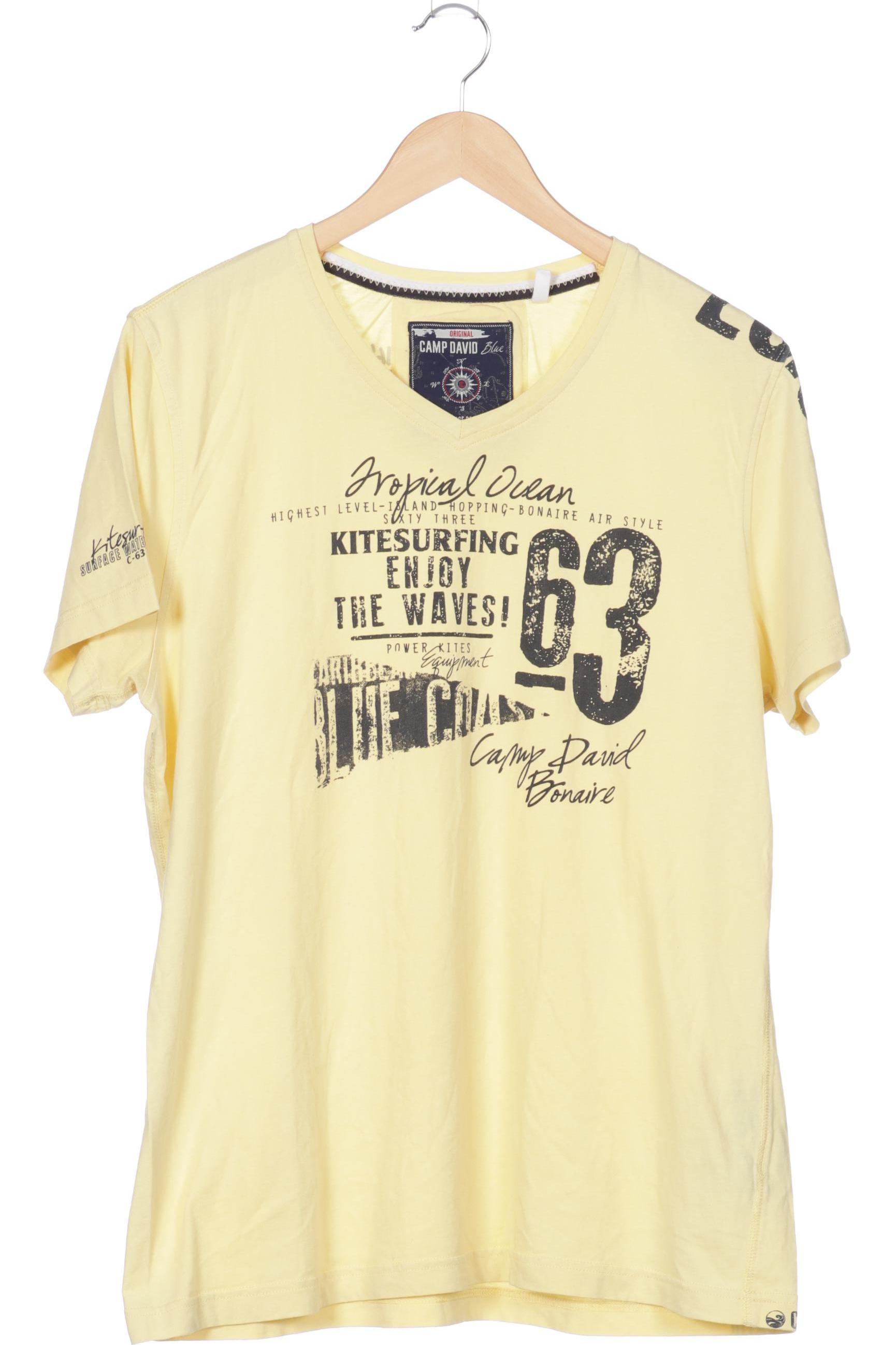 Thumbnail - Camp David Herren T-Shirt, gelb, Gr.