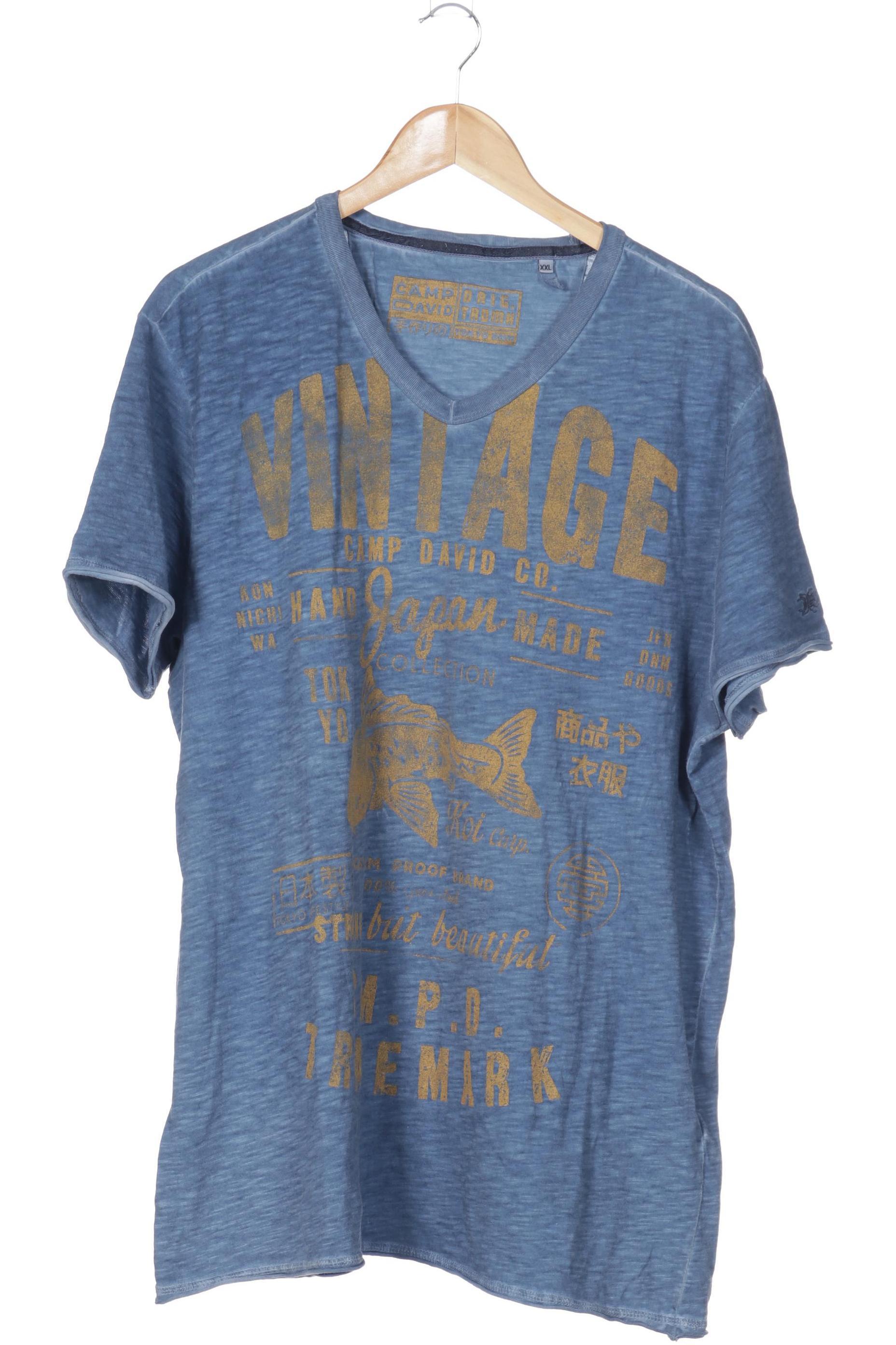 

Camp David Herren T-Shirt, blau, Gr.