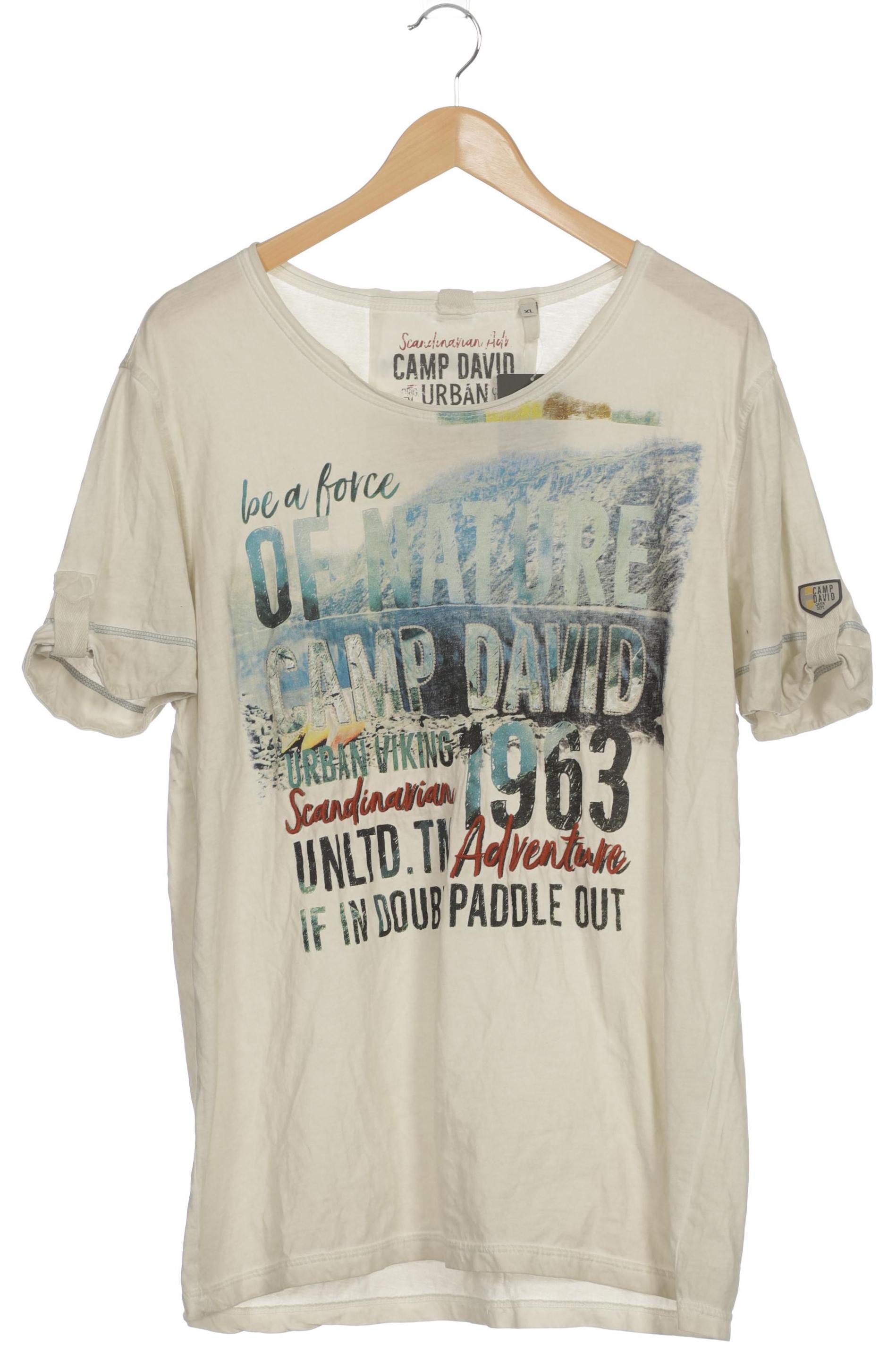

Camp David Herren T-Shirt, beige, Gr.
