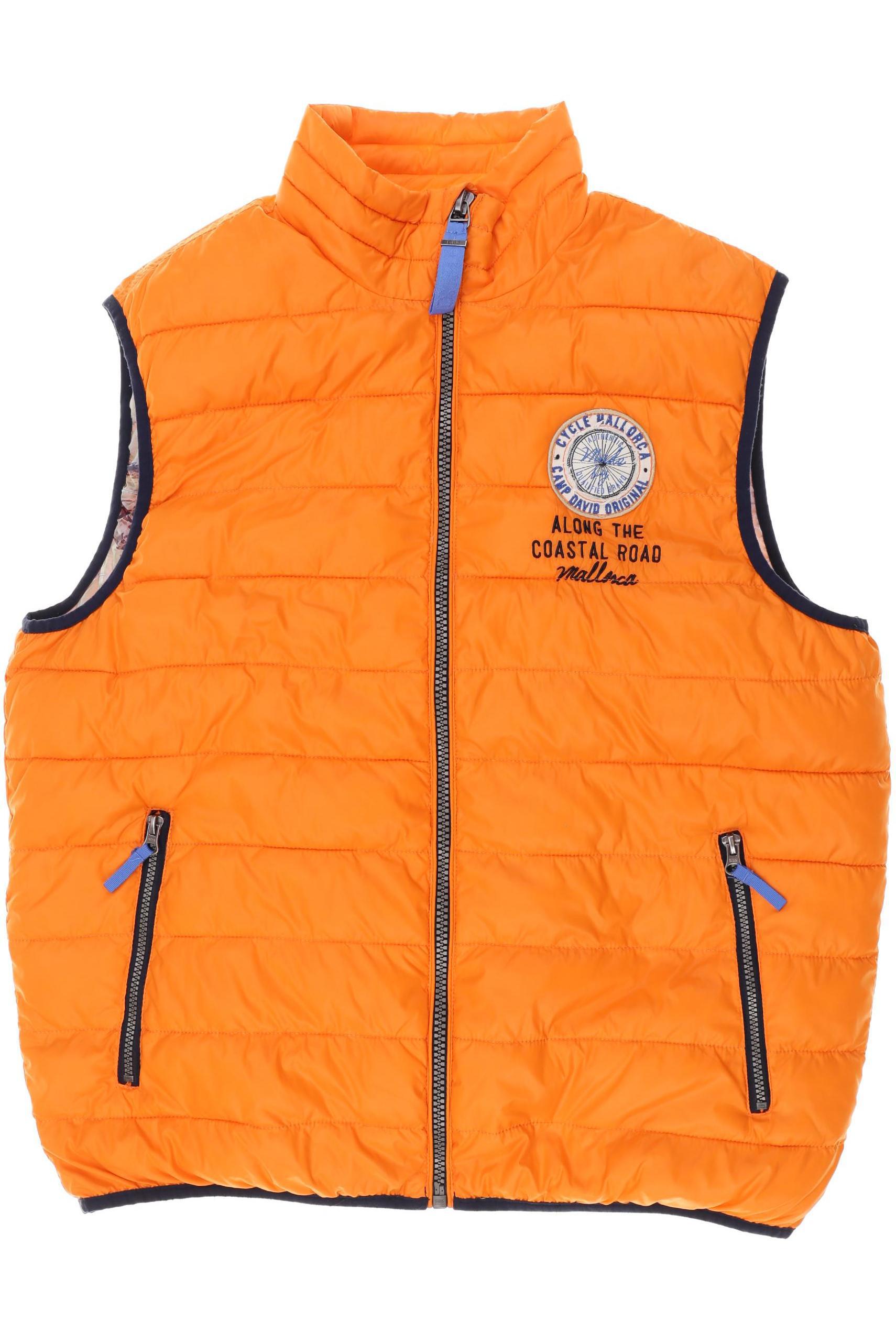 Thumbnail - Camp David Herren Weste, orange, Gr.