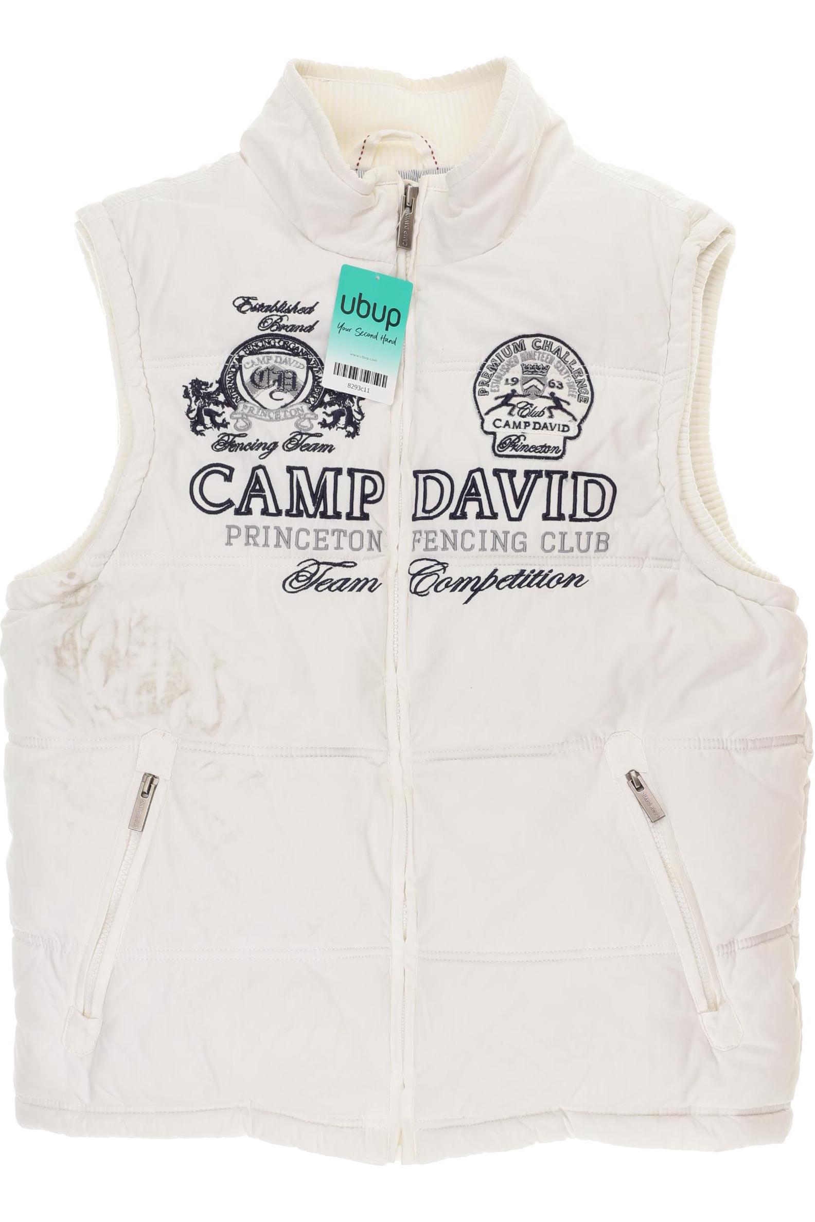 Thumbnail - Camp David Herren Weste, weiß, Gr.