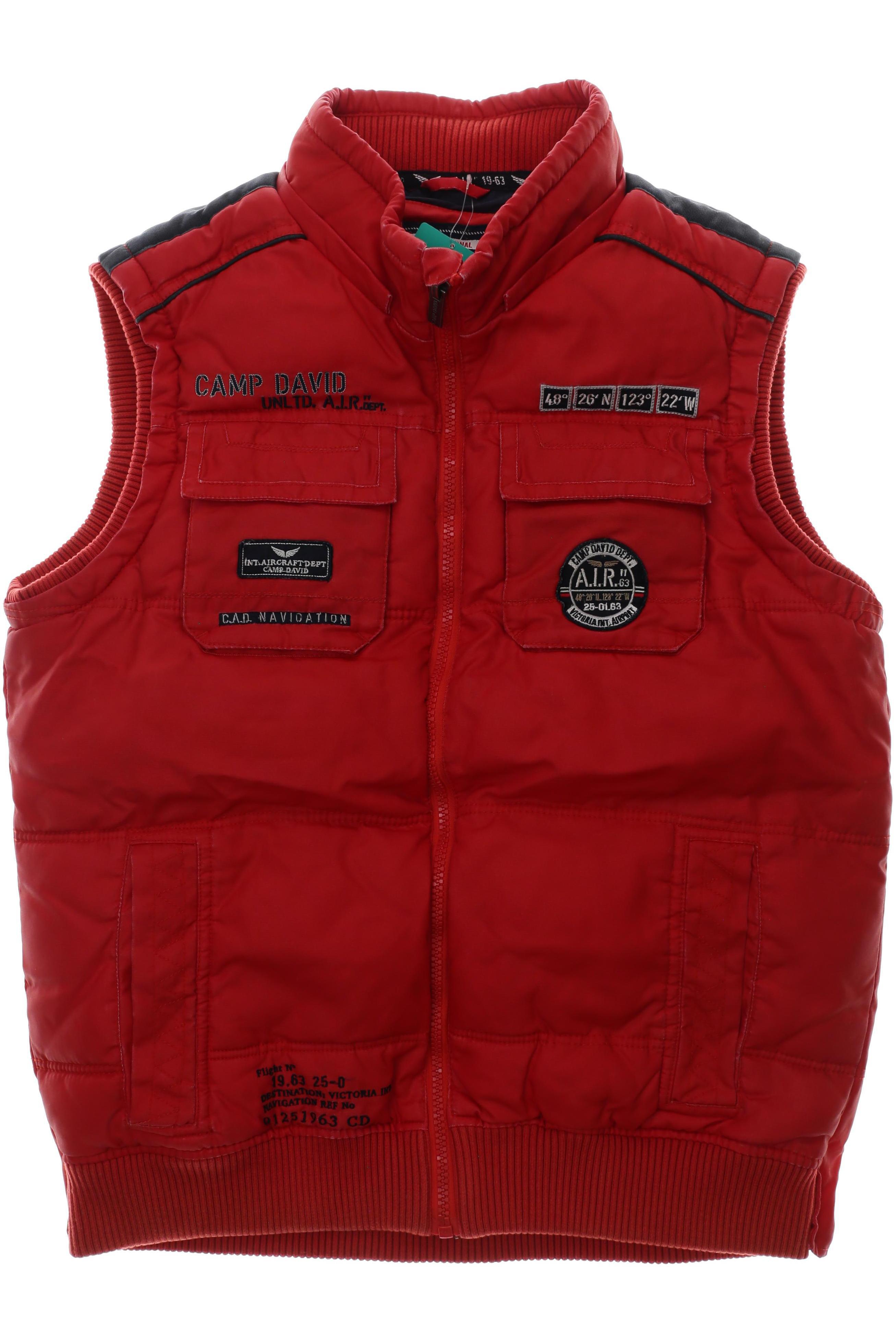 

Camp David Herren Weste, rot, Gr.