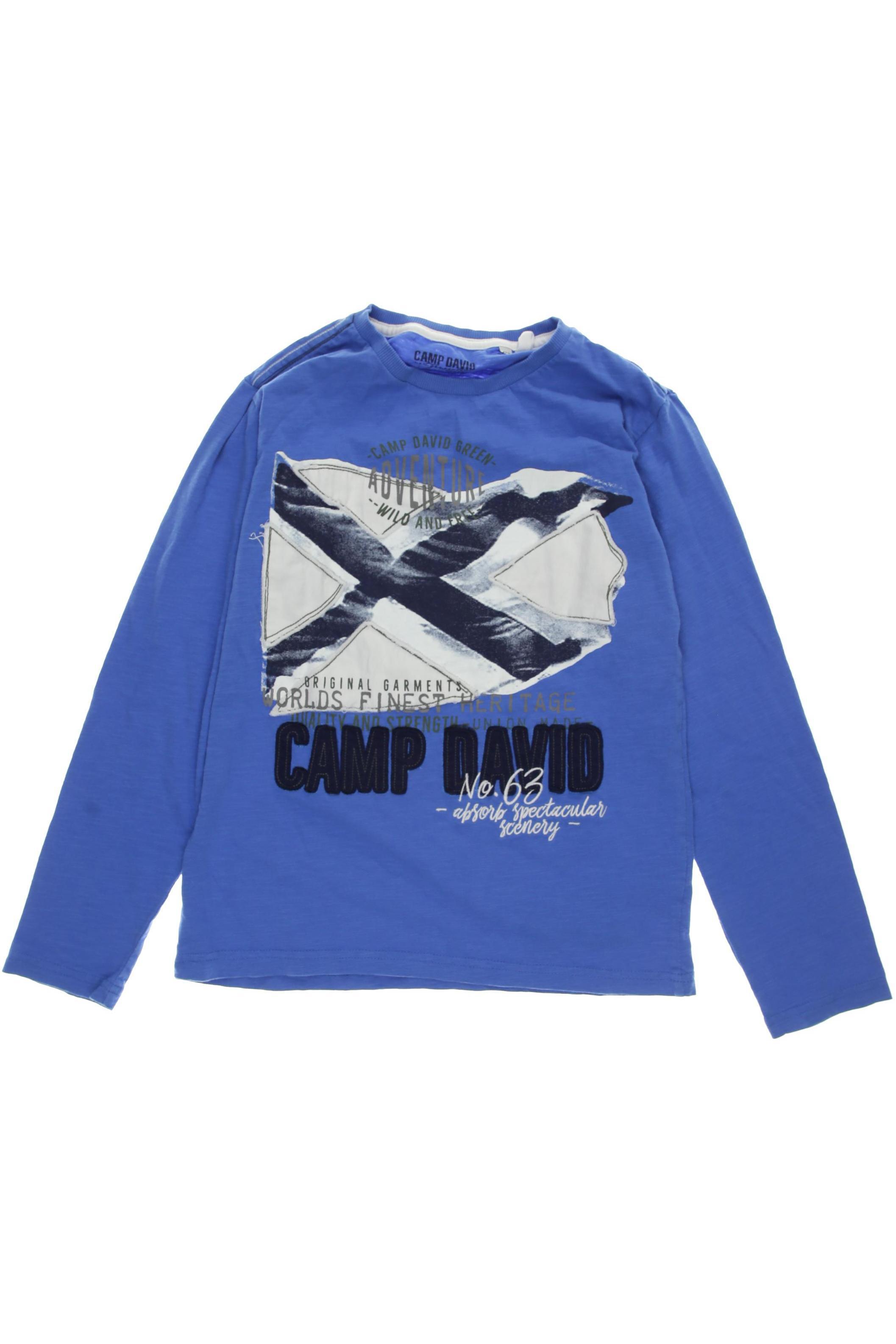 

Camp David Jungen Langarmshirt, blau, Gr. 152