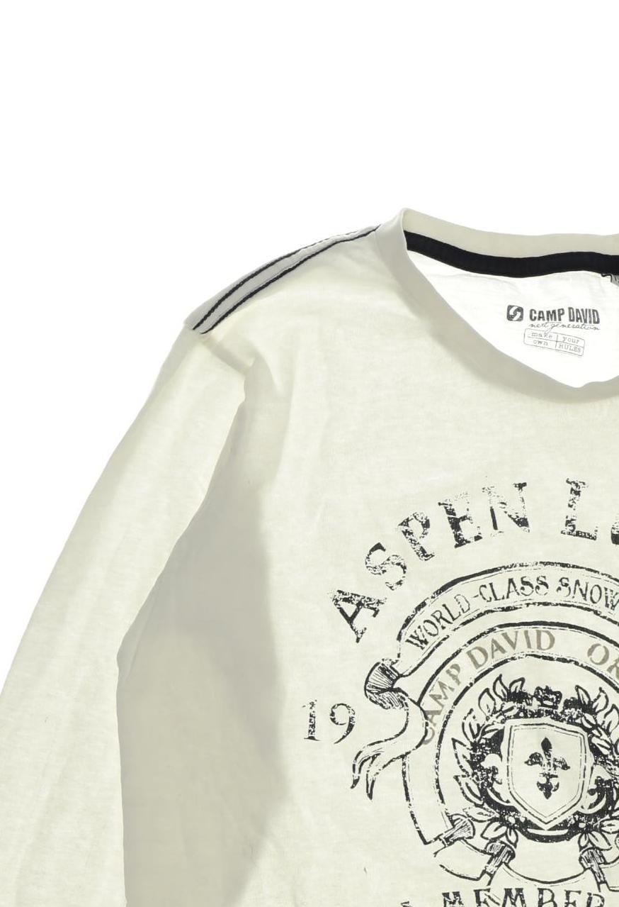 Thumbnail - Camp David Jungen Langarmshirt, weiß, Gr. 176