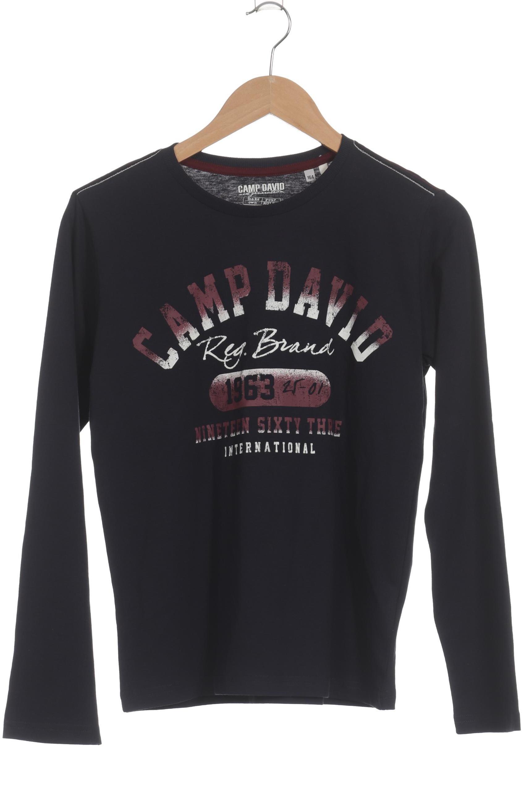 

Camp David Jungen Langarmshirt, blau, Gr. 164