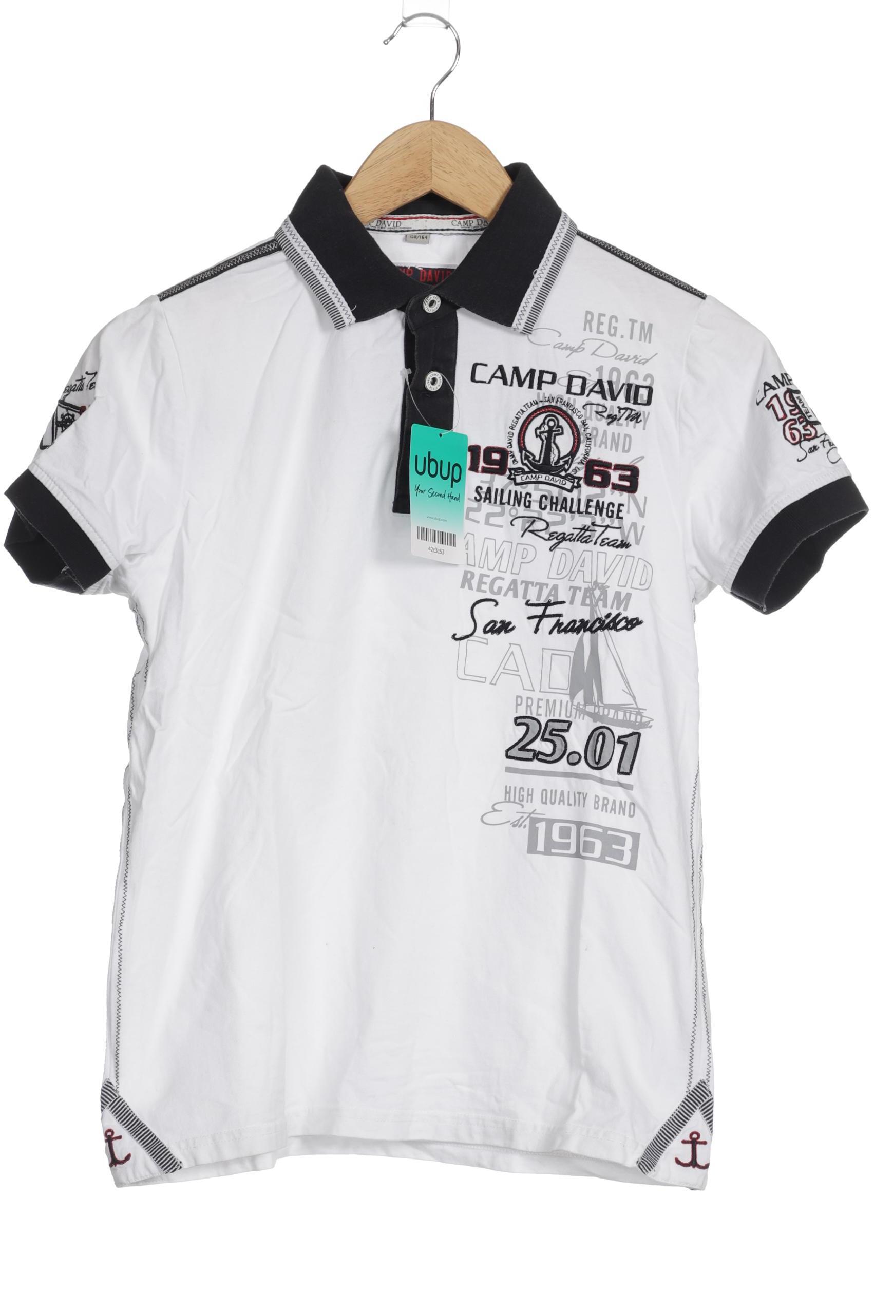 

Camp David Jungen Poloshirt, weiß, Gr. 158