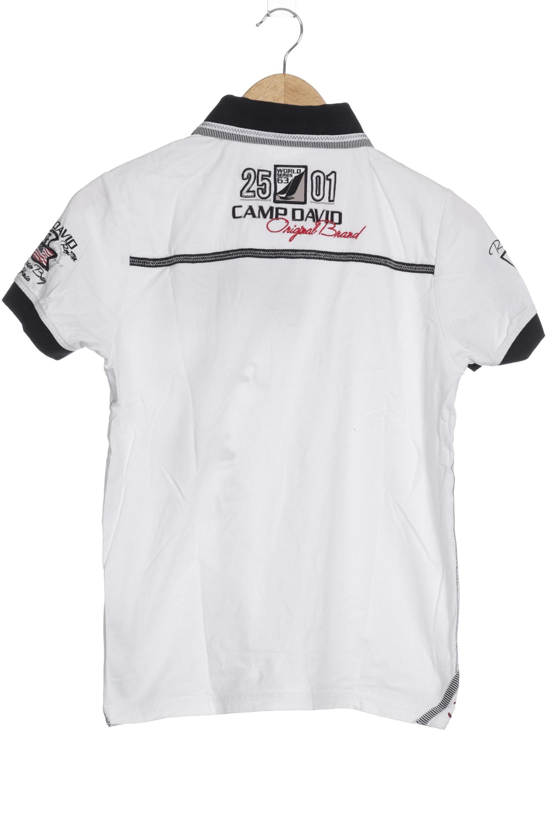 Thumbnail - Camp David Jungen Poloshirt, weiß, Gr. 158