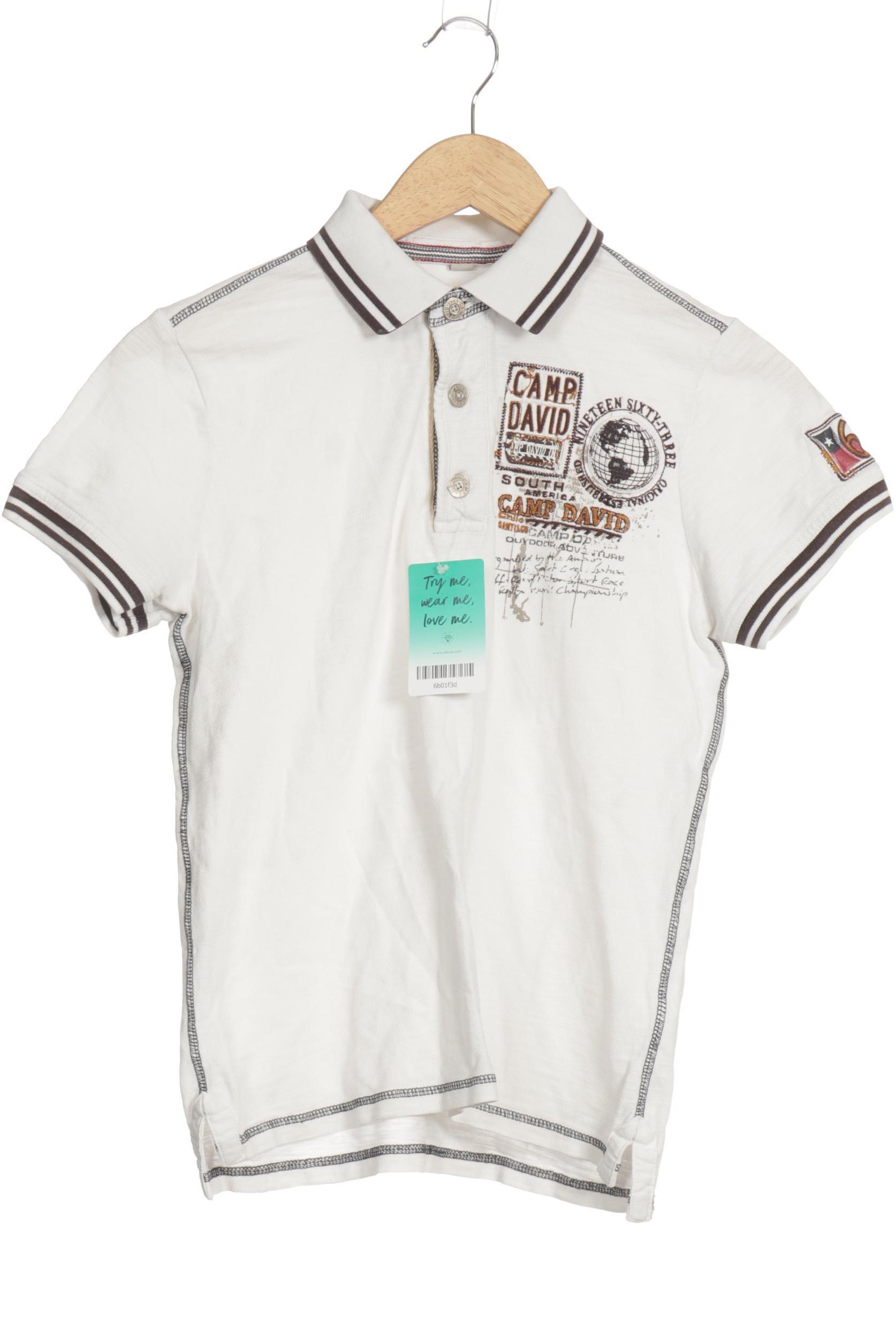 

Camp David Jungen Poloshirt, weiß, Gr. 146
