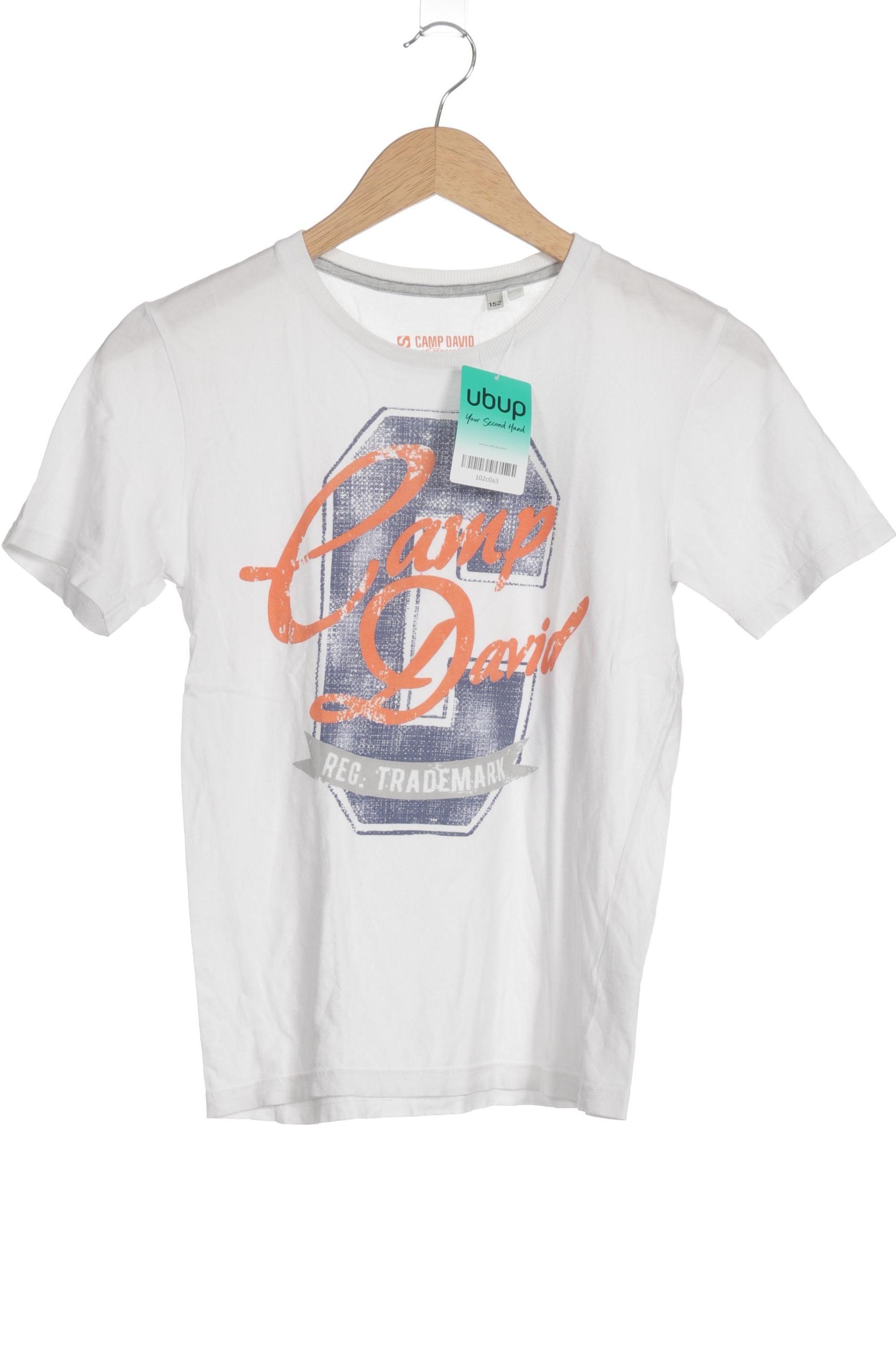 

Camp David Jungen T-Shirt, weiß, Gr. 152