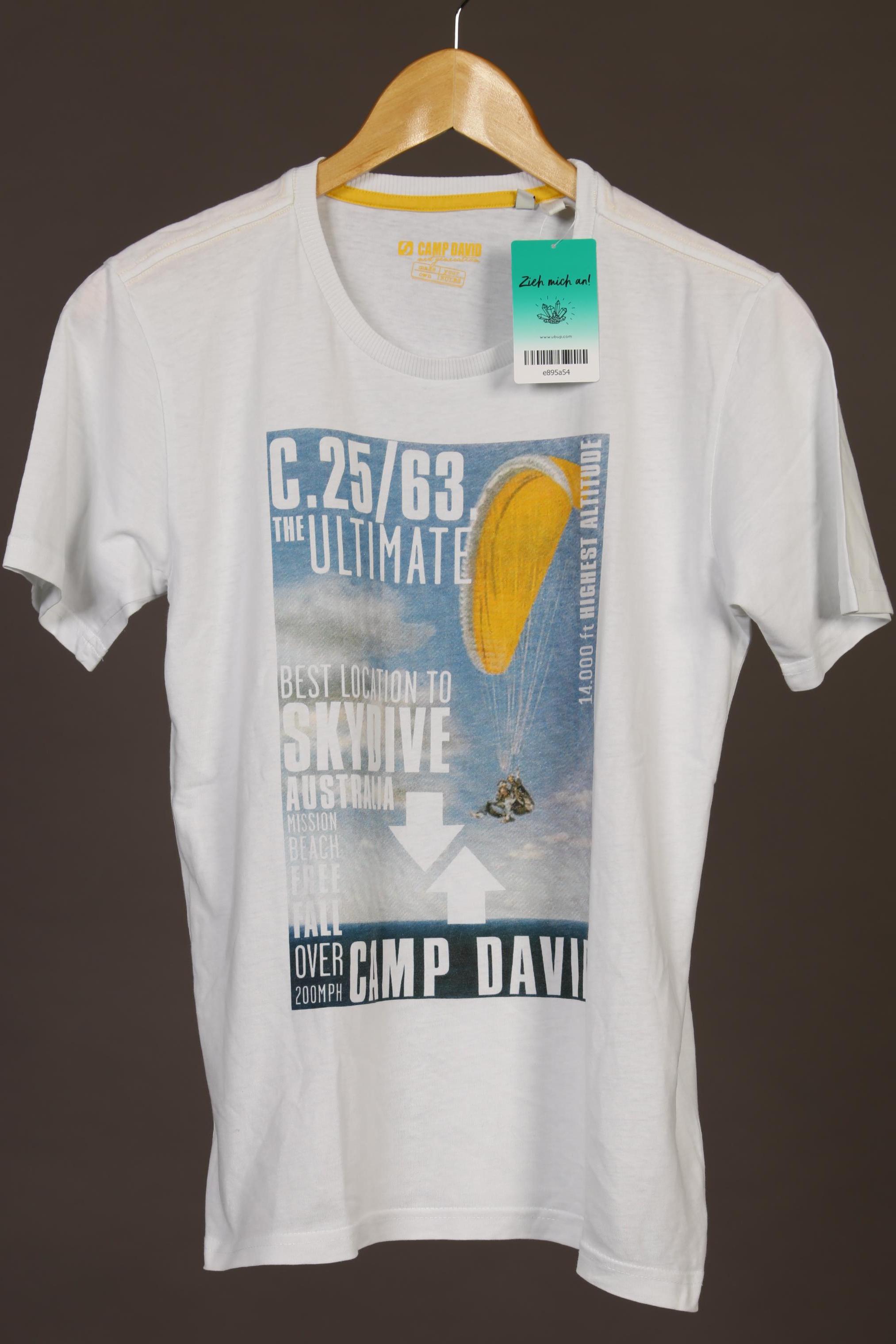 

Camp David Jungen T-Shirt, weiß, Gr. 164