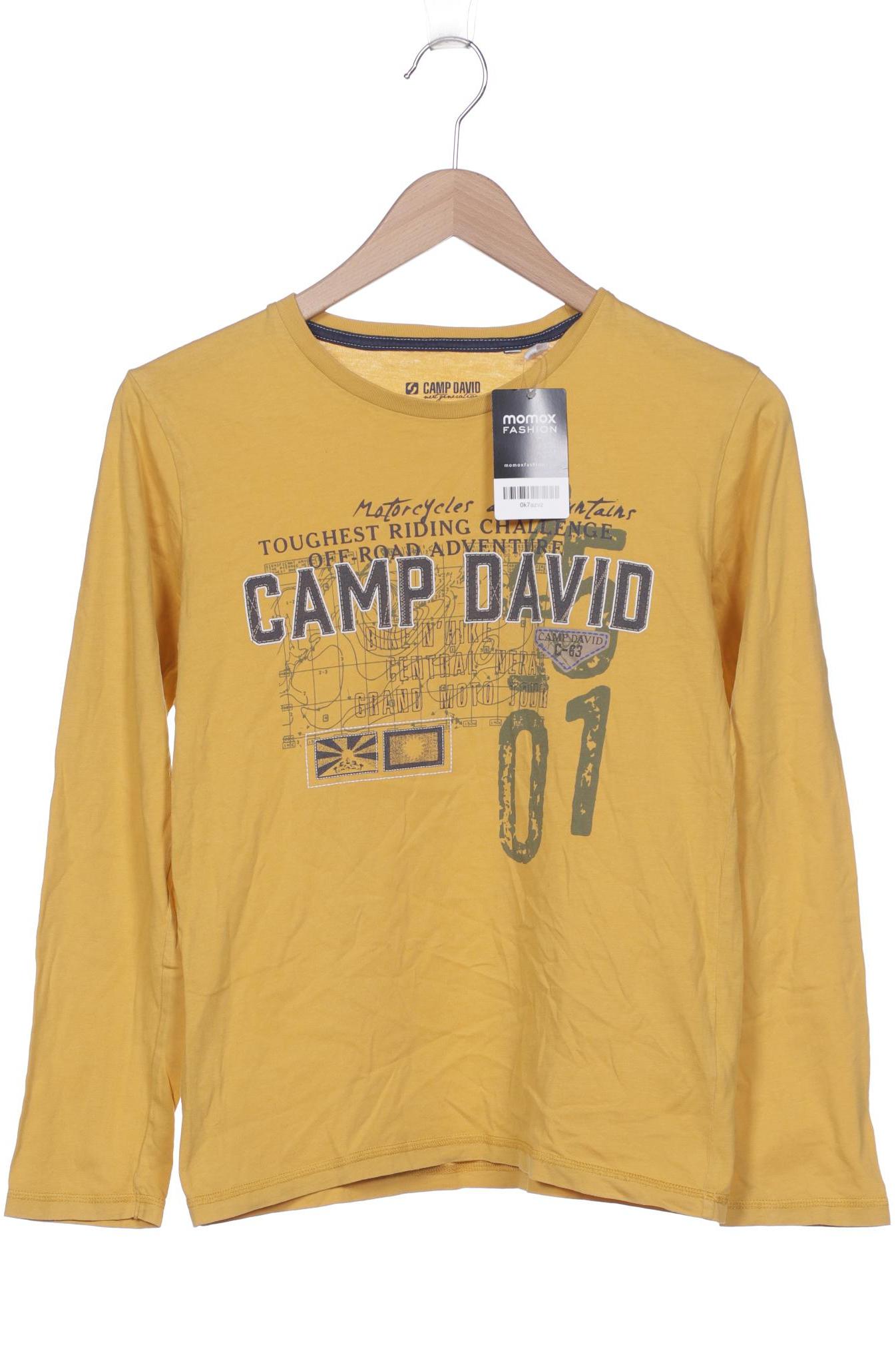 

Camp David Damen Langarmshirt, gelb