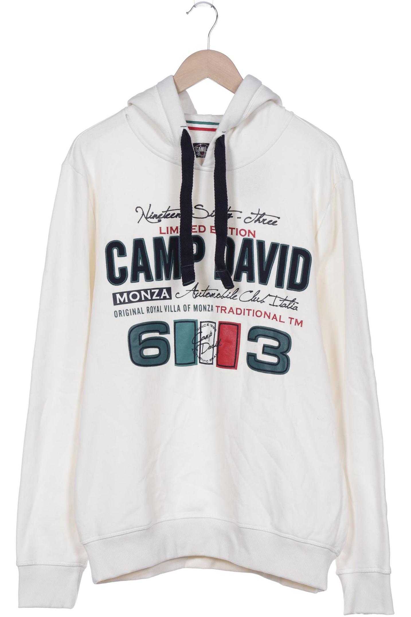 

Camp David Damen Kapuzenpullover, cremeweiß, Gr. 44