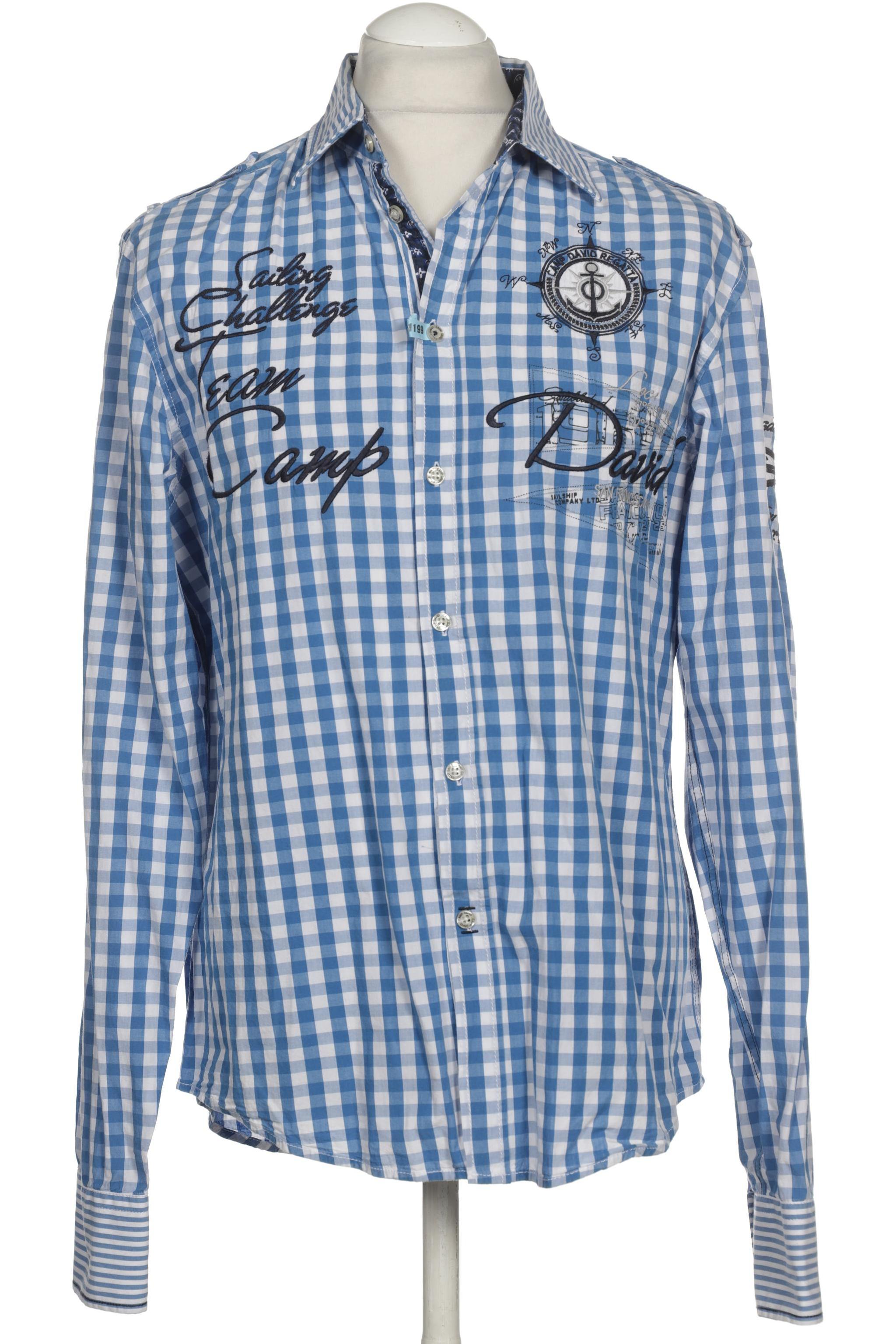 

Camp David Herren Hemd, blau, Gr.