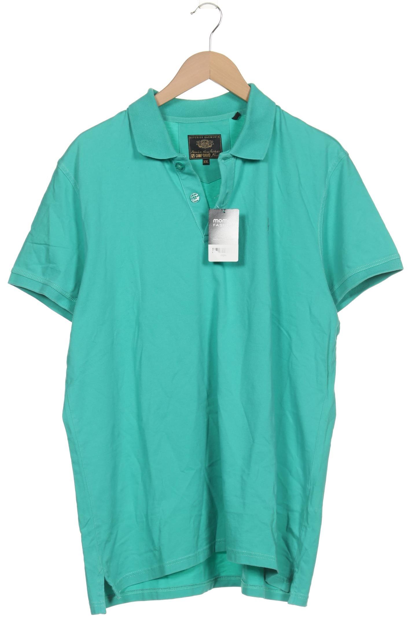 

Camp David Herren Poloshirt, türkis, Gr. 56