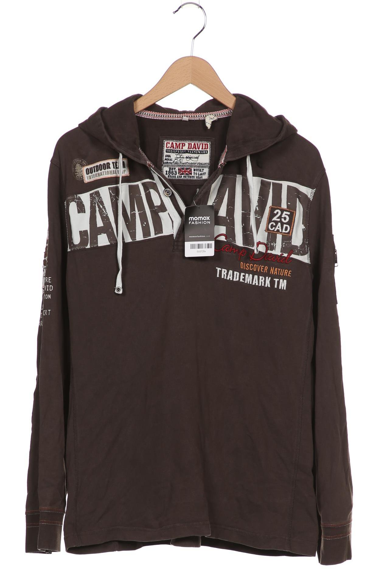 

Camp David Herren Kapuzenpullover, braun, Gr. 52